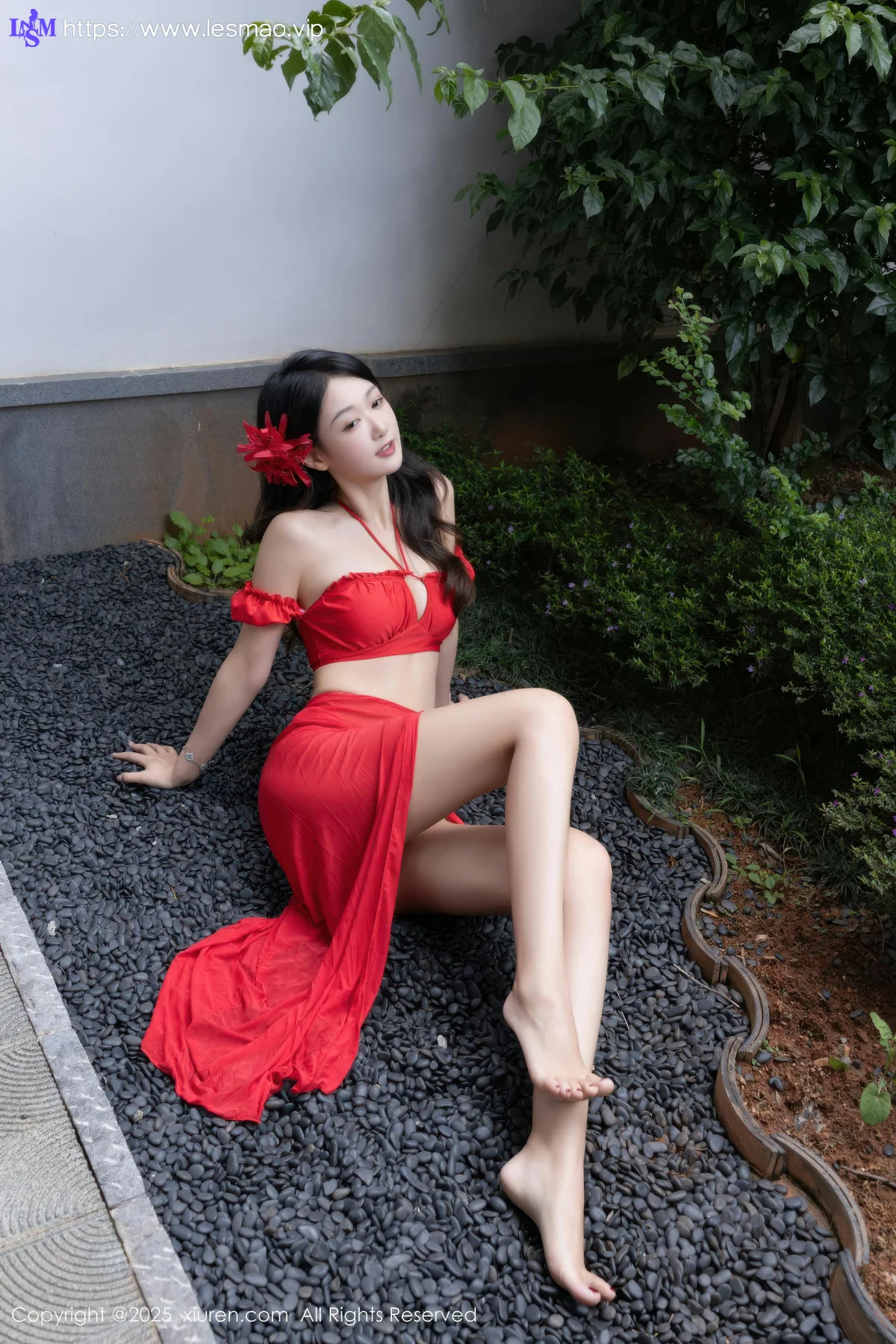 XiuRen 秀人 No.10662 唐安琪 性感红色泳衣 - 5