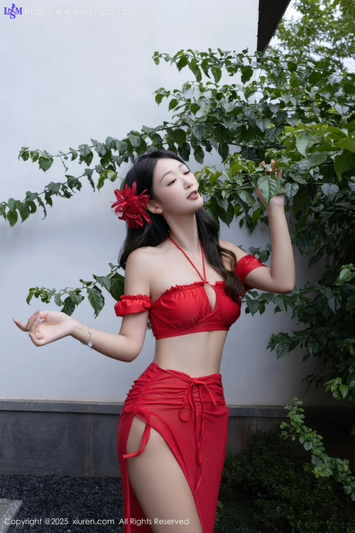 XiuRen 秀人 No.10662 唐安琪 性感红色泳衣 - 7
