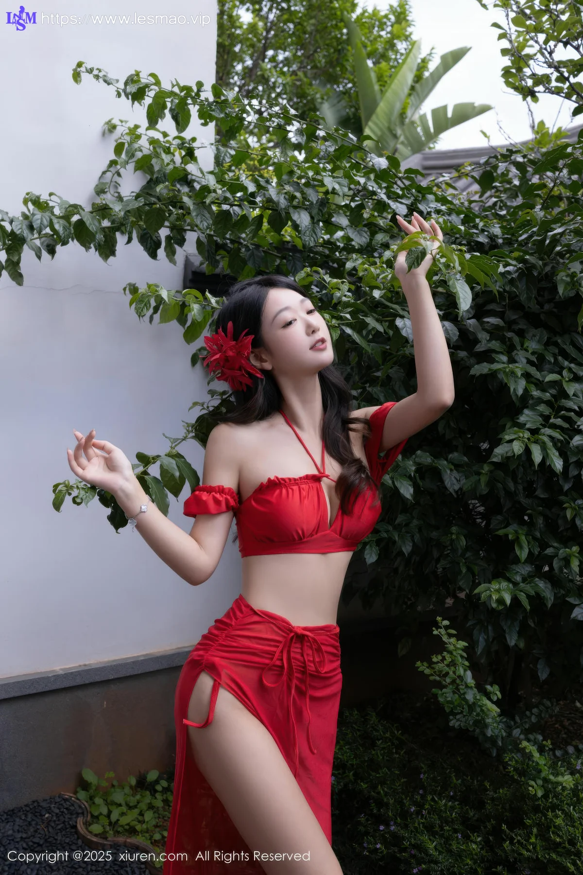 XiuRen 秀人 No.10662 唐安琪 性感红色泳衣 - 11