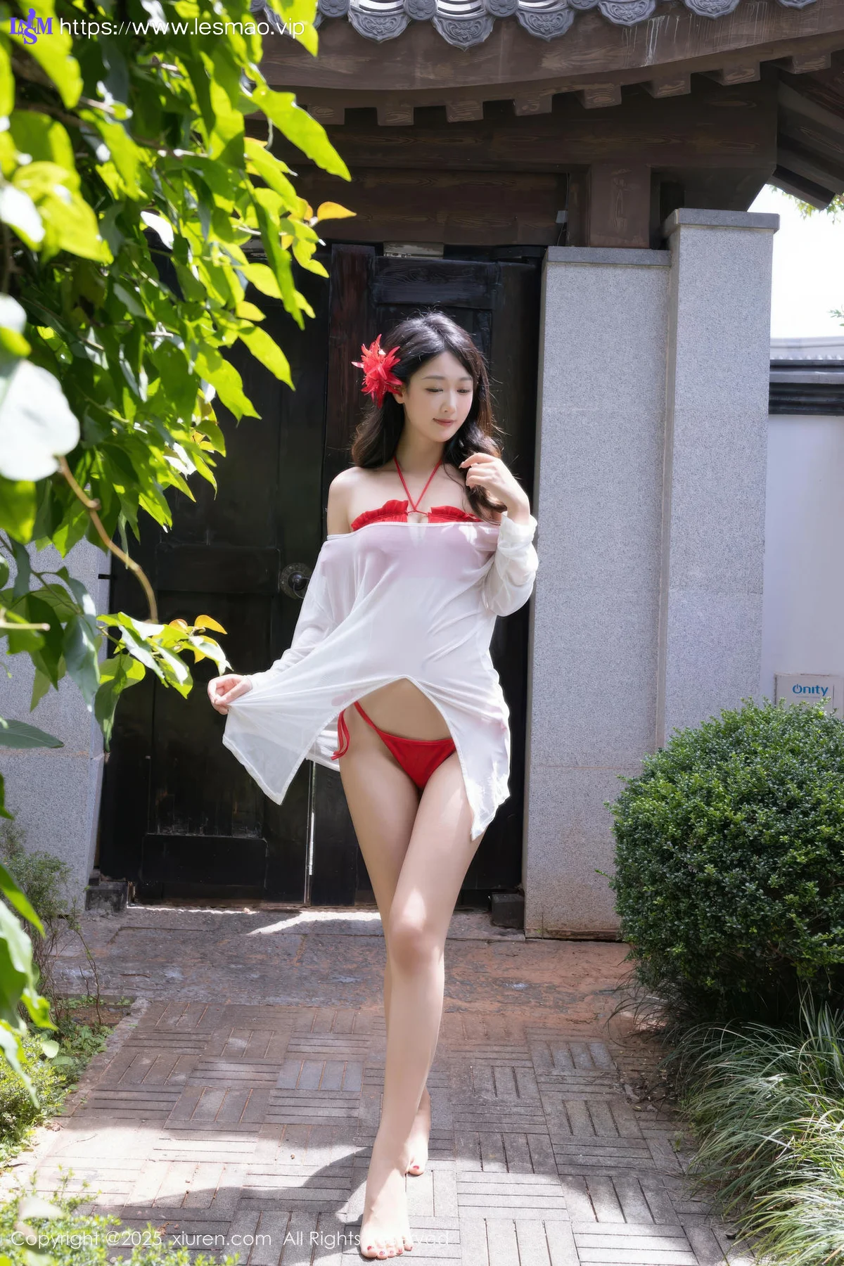 XiuRen 秀人 No.10662 唐安琪 性感红色泳衣 - 24