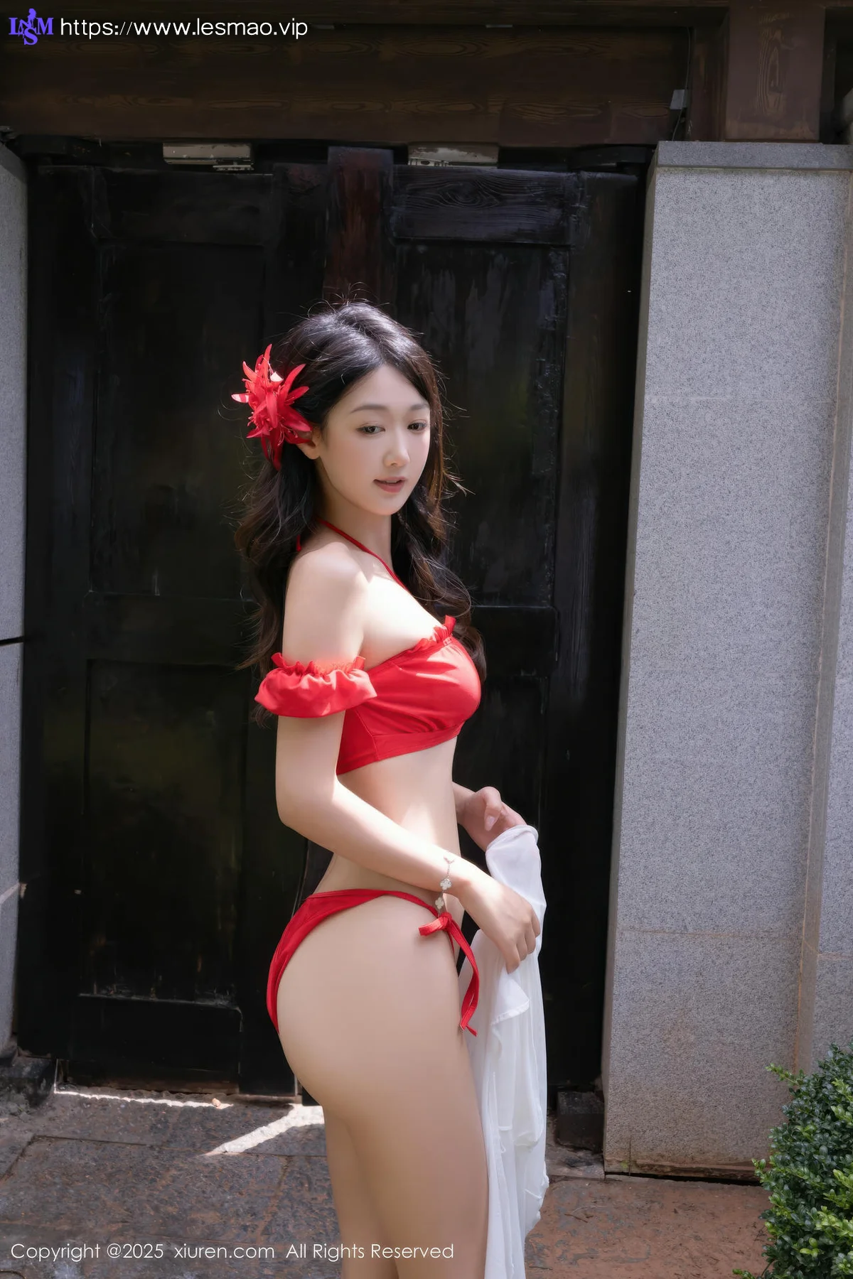XiuRen 秀人 No.10662 唐安琪 性感红色泳衣 - 27