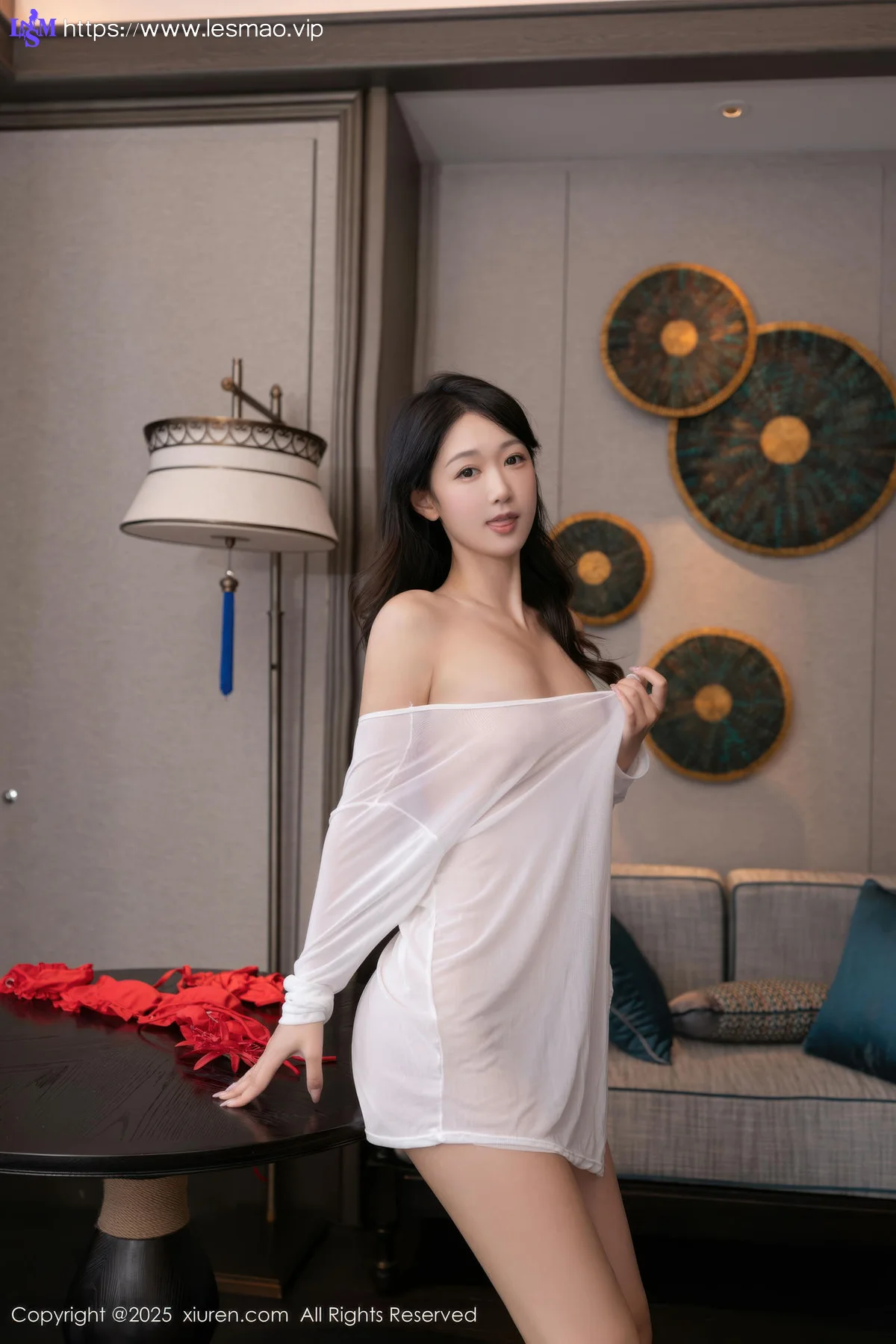 XiuRen 秀人 No.10662 唐安琪 性感红色泳衣 - 60