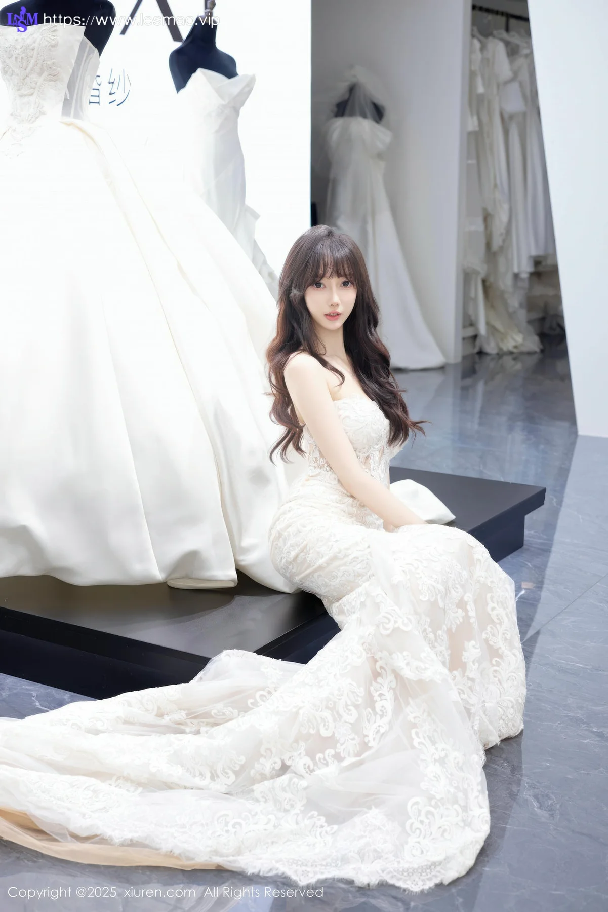 XiuRen 秀人 No.10663 玥儿玥er 性感白色婚纱 - 12