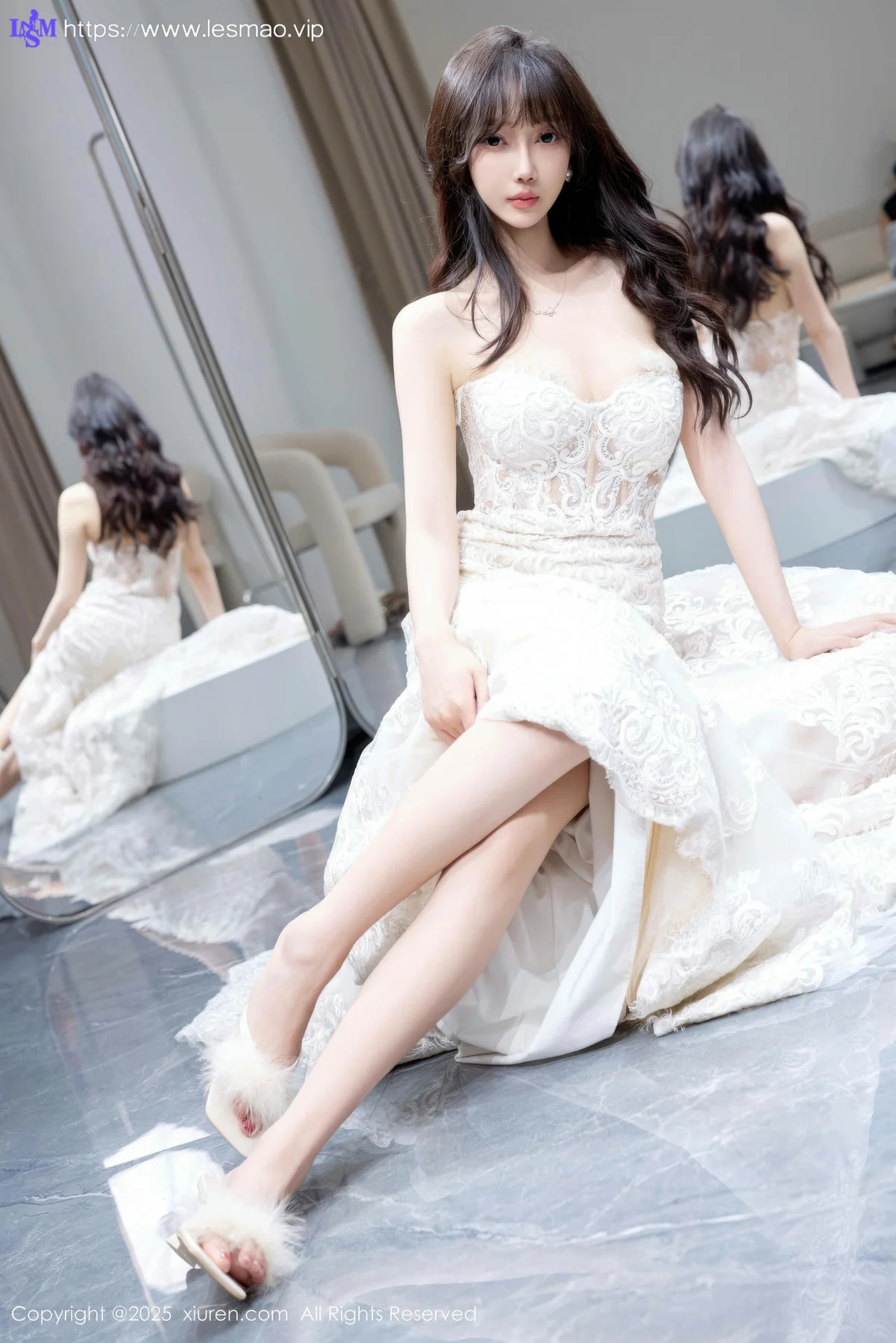 XiuRen 秀人 No.10663 玥儿玥er 性感白色婚纱 - 18