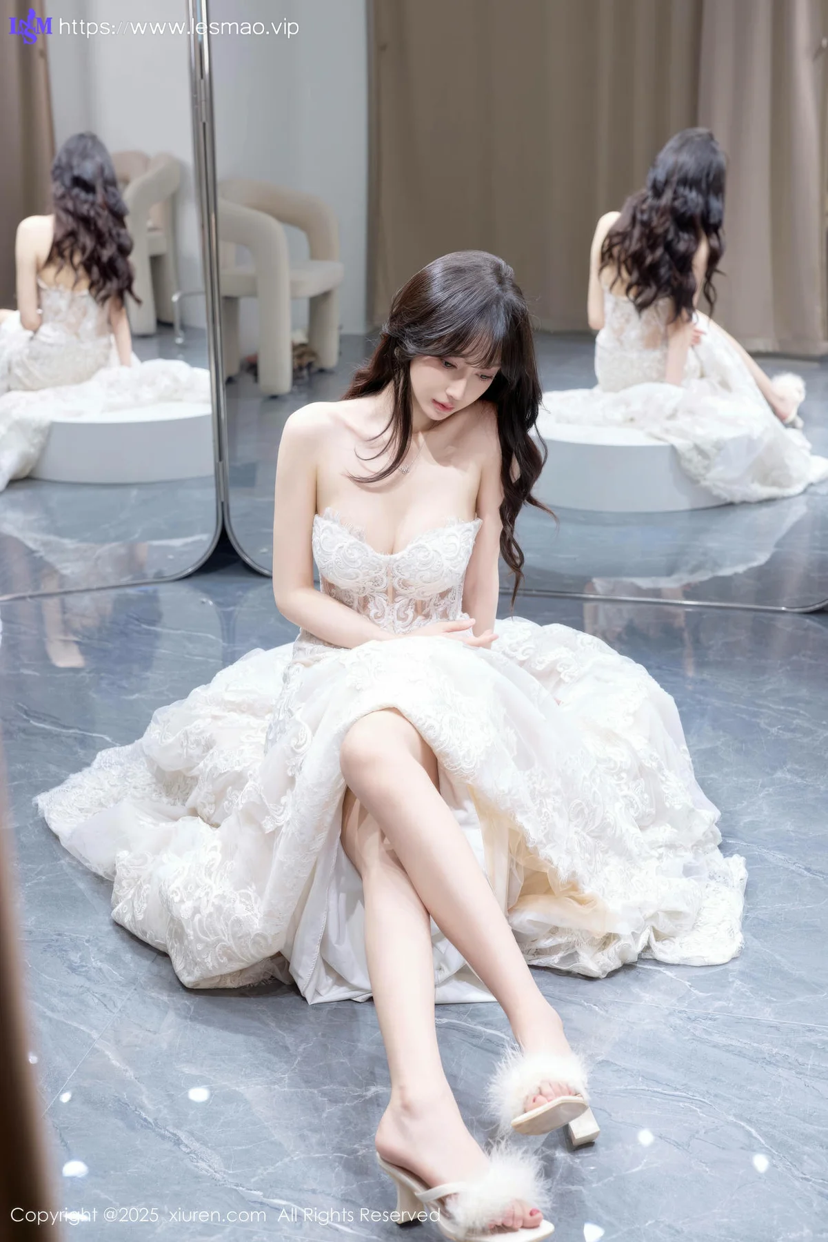 XiuRen 秀人 No.10663 玥儿玥er 性感白色婚纱 - 24