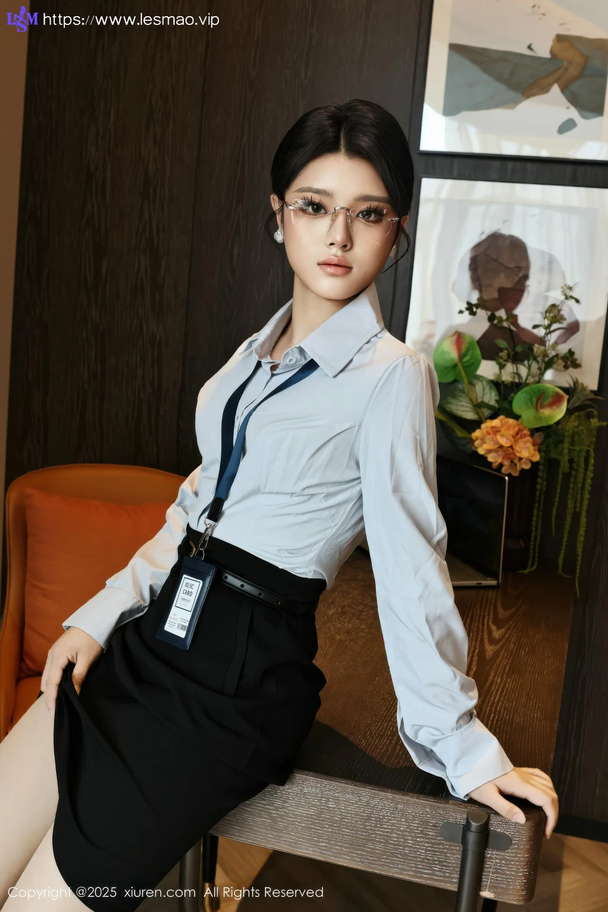 XiuRen 秀人 No.10674 糯梨子 性感OL服饰 - 10