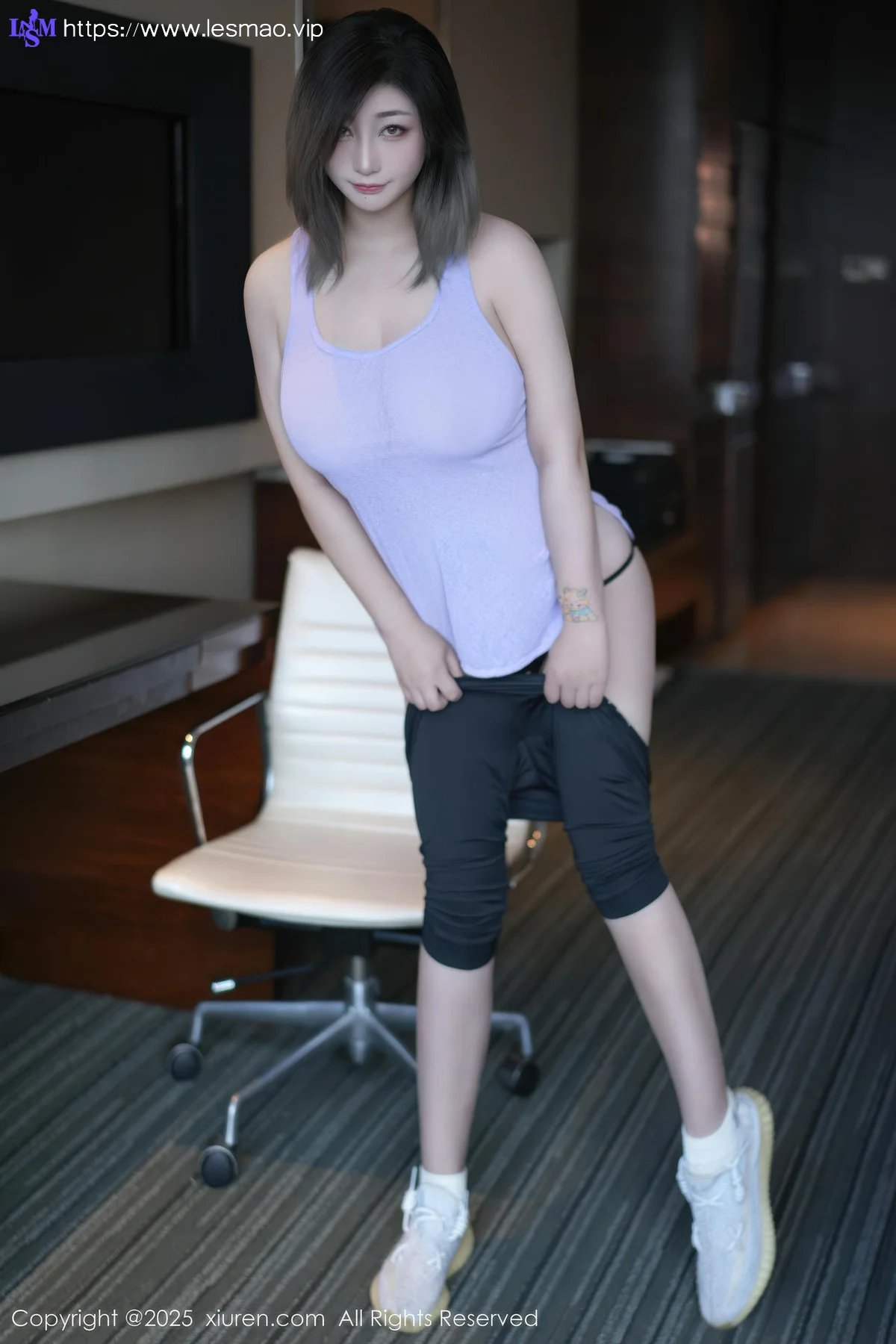 XiuRen 秀人 No.10682 妲己Toxic 紫灰色上衣运动美女 - 39