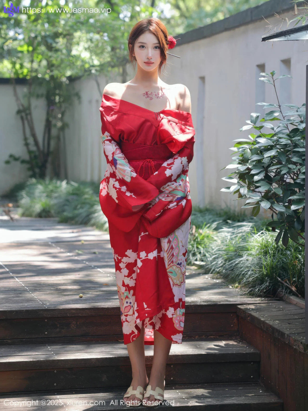 XiuRen 秀人 No.10683 金允希Yuki 性感红色和服 - 20