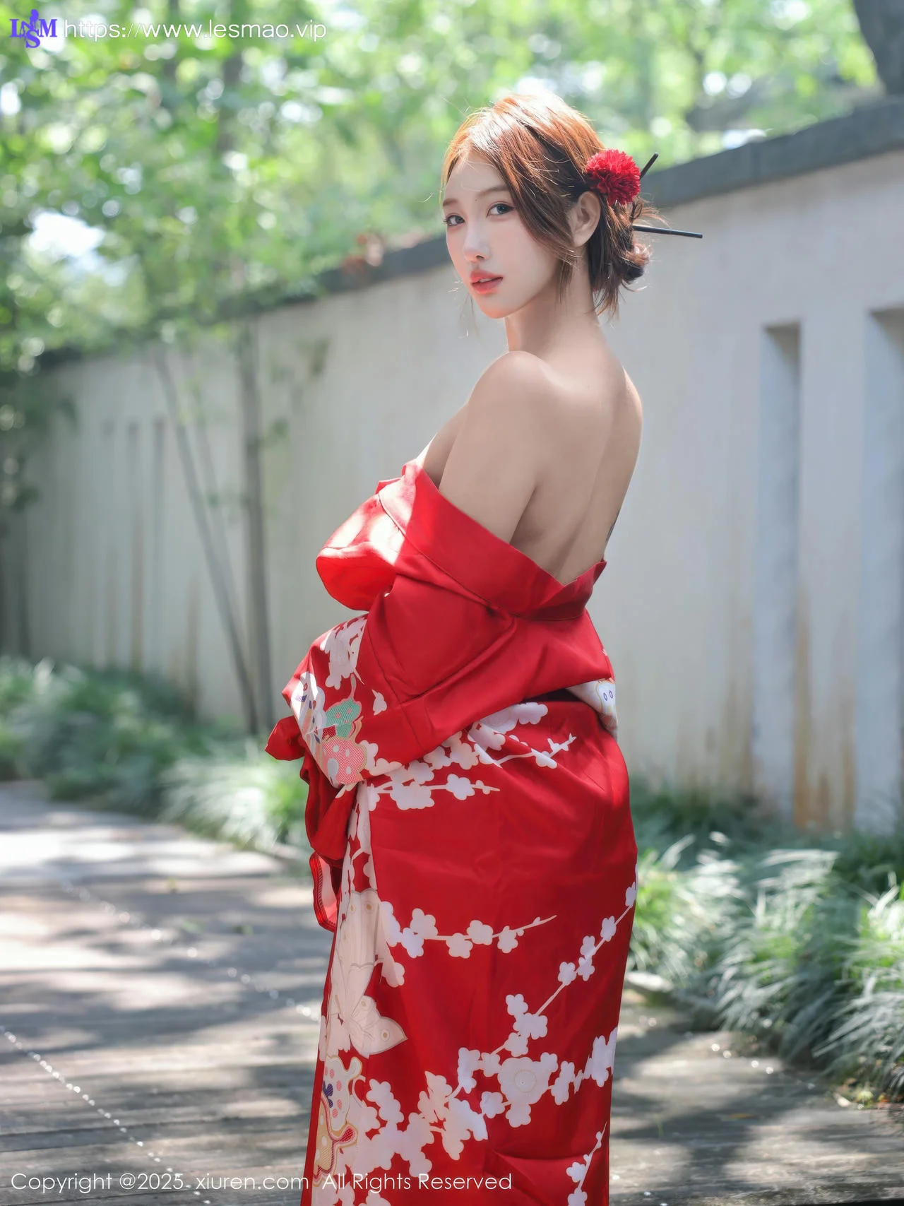 XiuRen 秀人 No.10683 金允希Yuki 性感红色和服 - 26