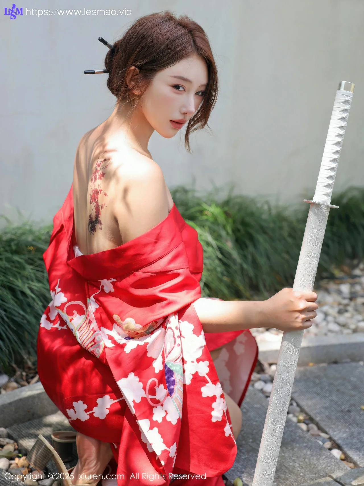 XiuRen 秀人 No.10683 金允希Yuki 性感红色和服 - 57