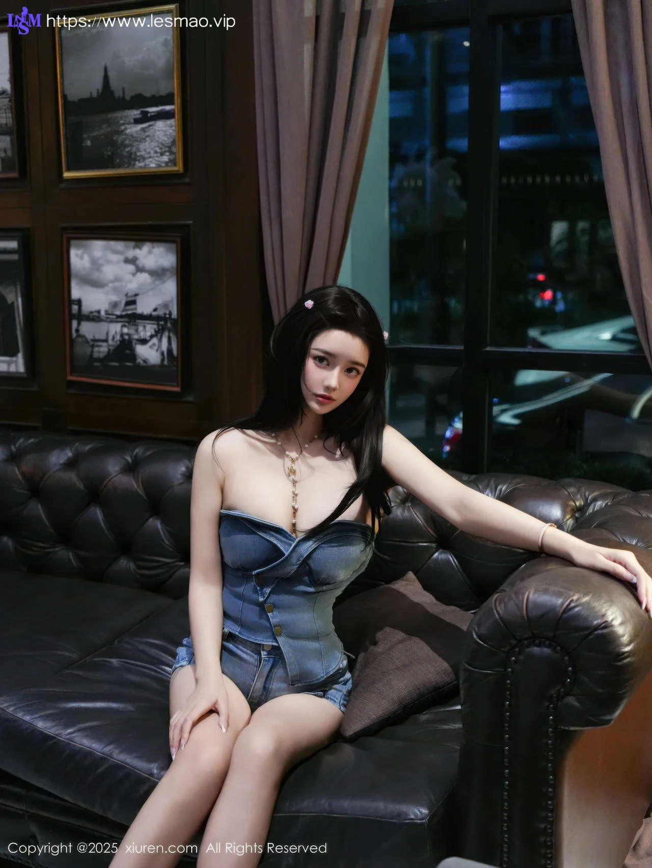 XiuRen 秀人 No.10685 特蕾莎 蓝色牛仔短裙 - 64