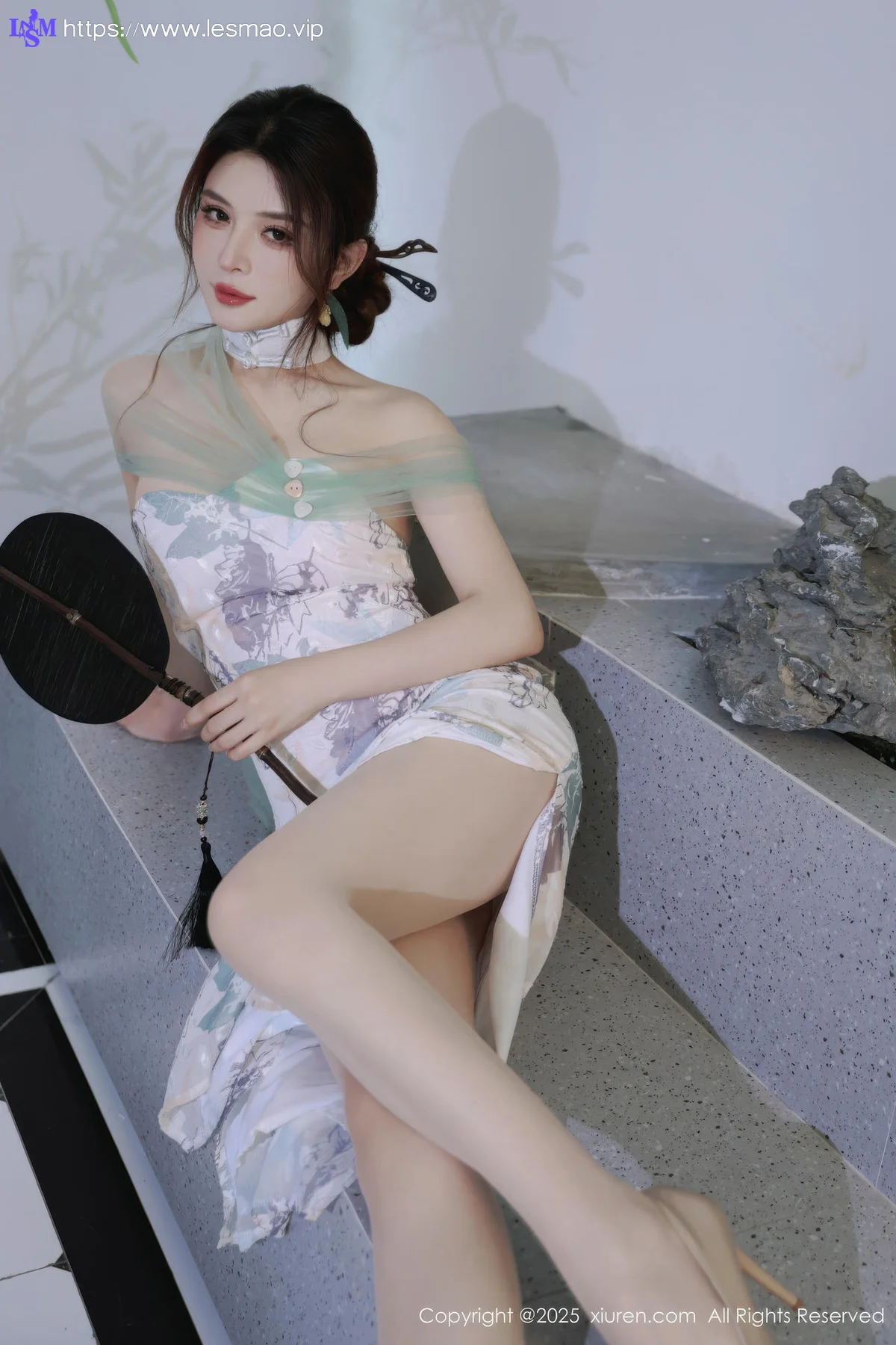 XiuRen 秀人 No.10694 阿依莎  浅色古风服饰 - 13