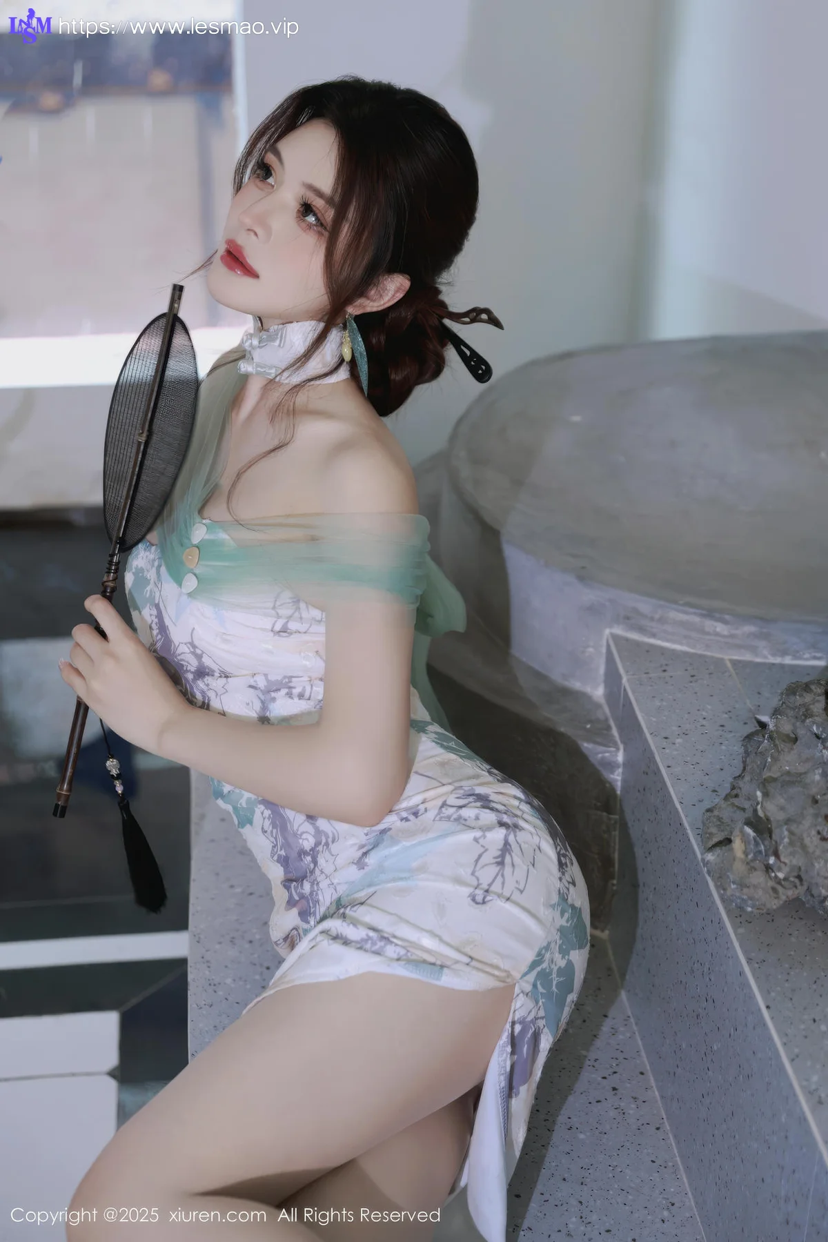 XiuRen 秀人 No.10694 阿依莎  浅色古风服饰 - 14