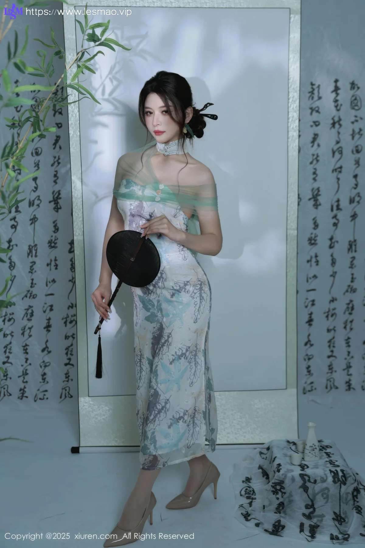 XiuRen 秀人 No.10694 阿依莎  浅色古风服饰 - 25