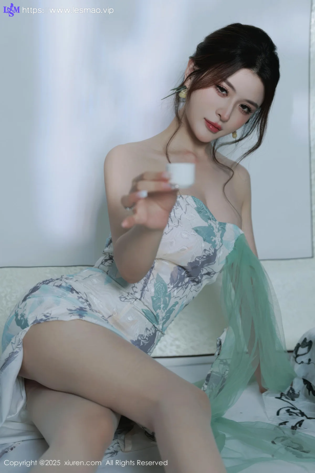 XiuRen 秀人 No.10694 阿依莎  浅色古风服饰 - 40
