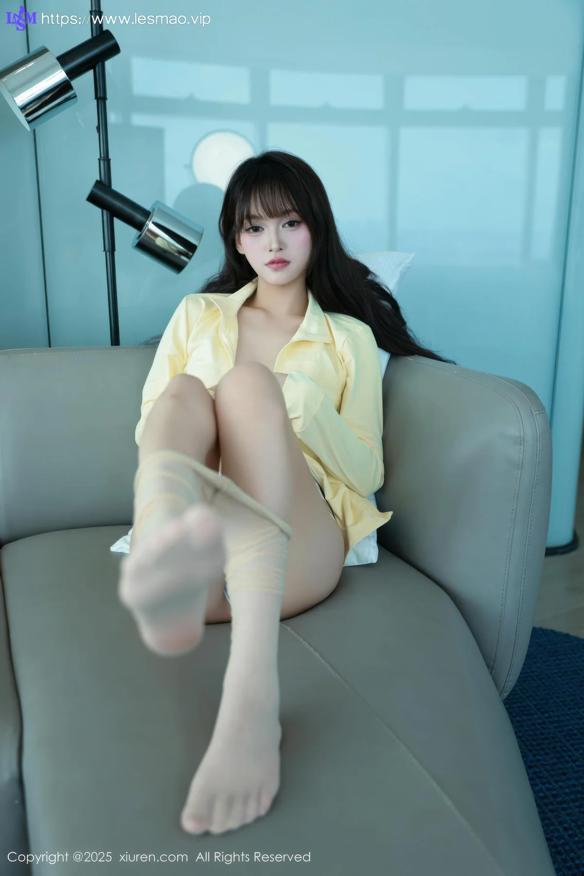 XiuRen 秀人 No.10702 糯咪 白色短裙白色丝袜 - 64