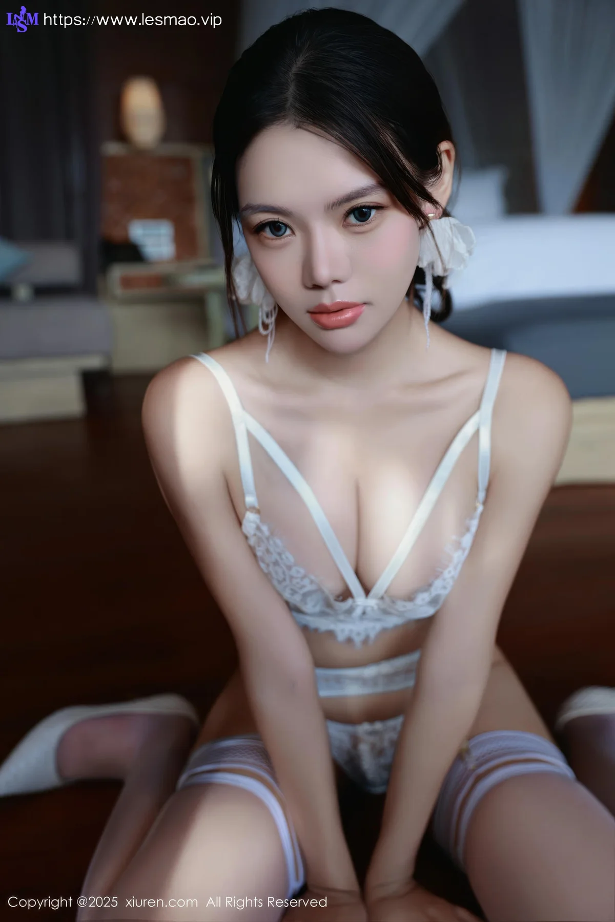 XiuRen 秀人 No.10721 叮当DD 白色情趣旅拍 - 25