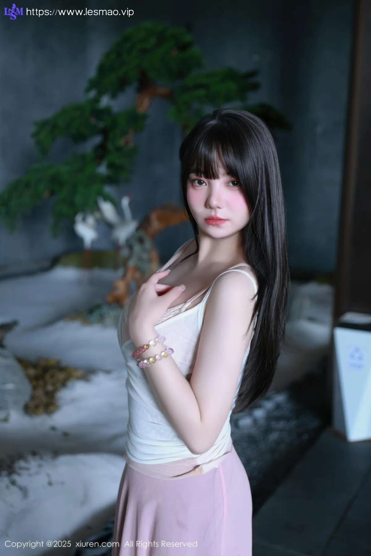 XiuRen 秀人 No.10746 软情 粉色内衣曼妙身姿 - 2