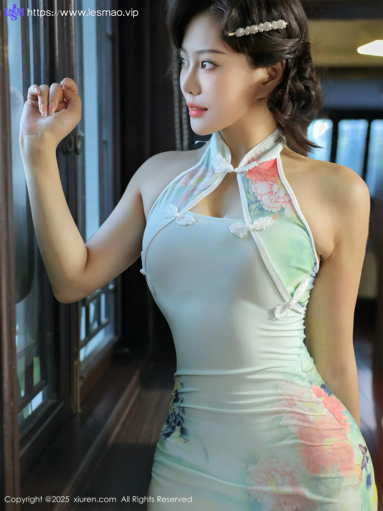 XiuRen 秀人 No.10749 莉莉安娜o 绿色旗袍 - 28