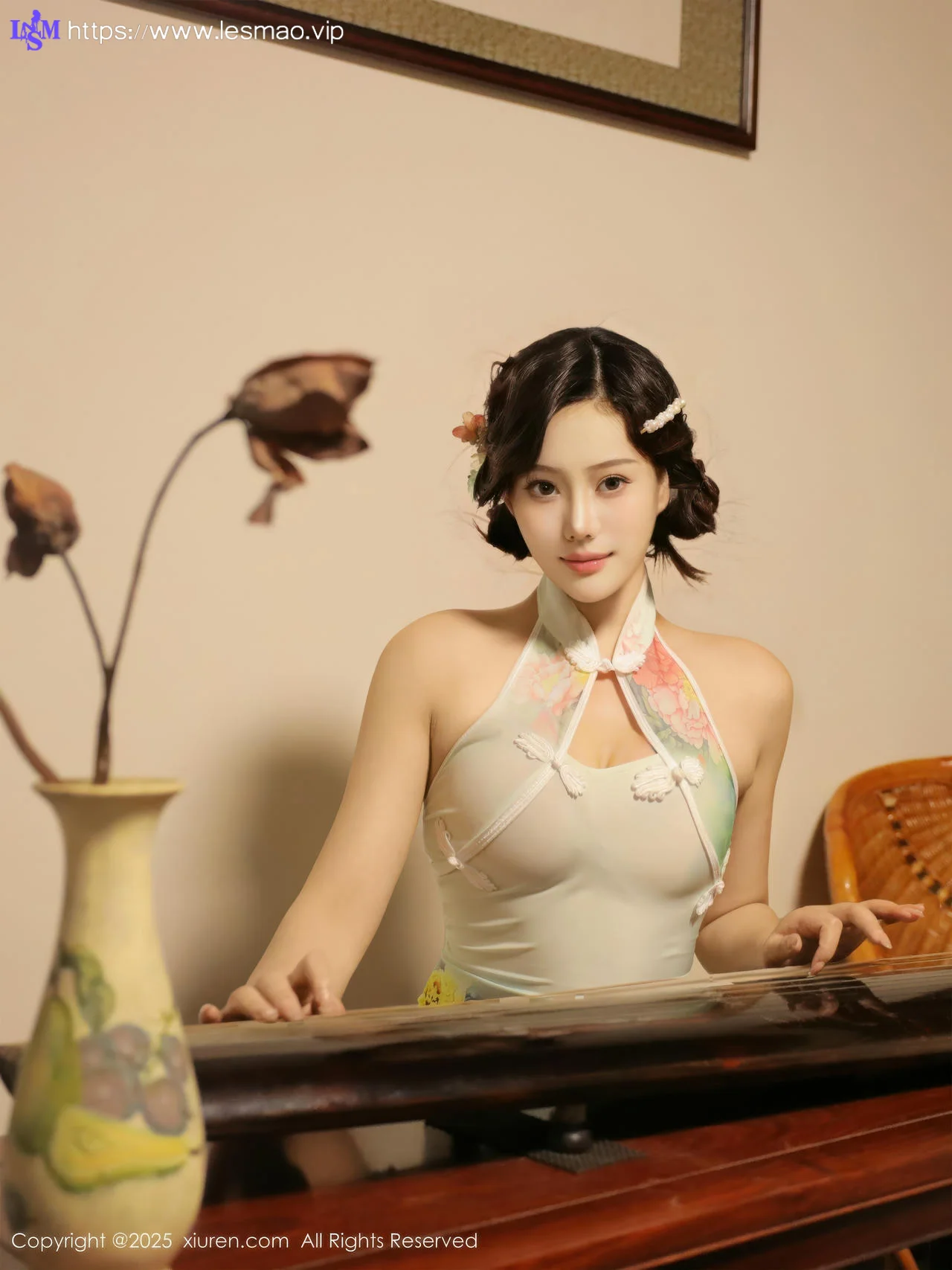 XiuRen 秀人 No.10749 莉莉安娜o 绿色旗袍 - 32