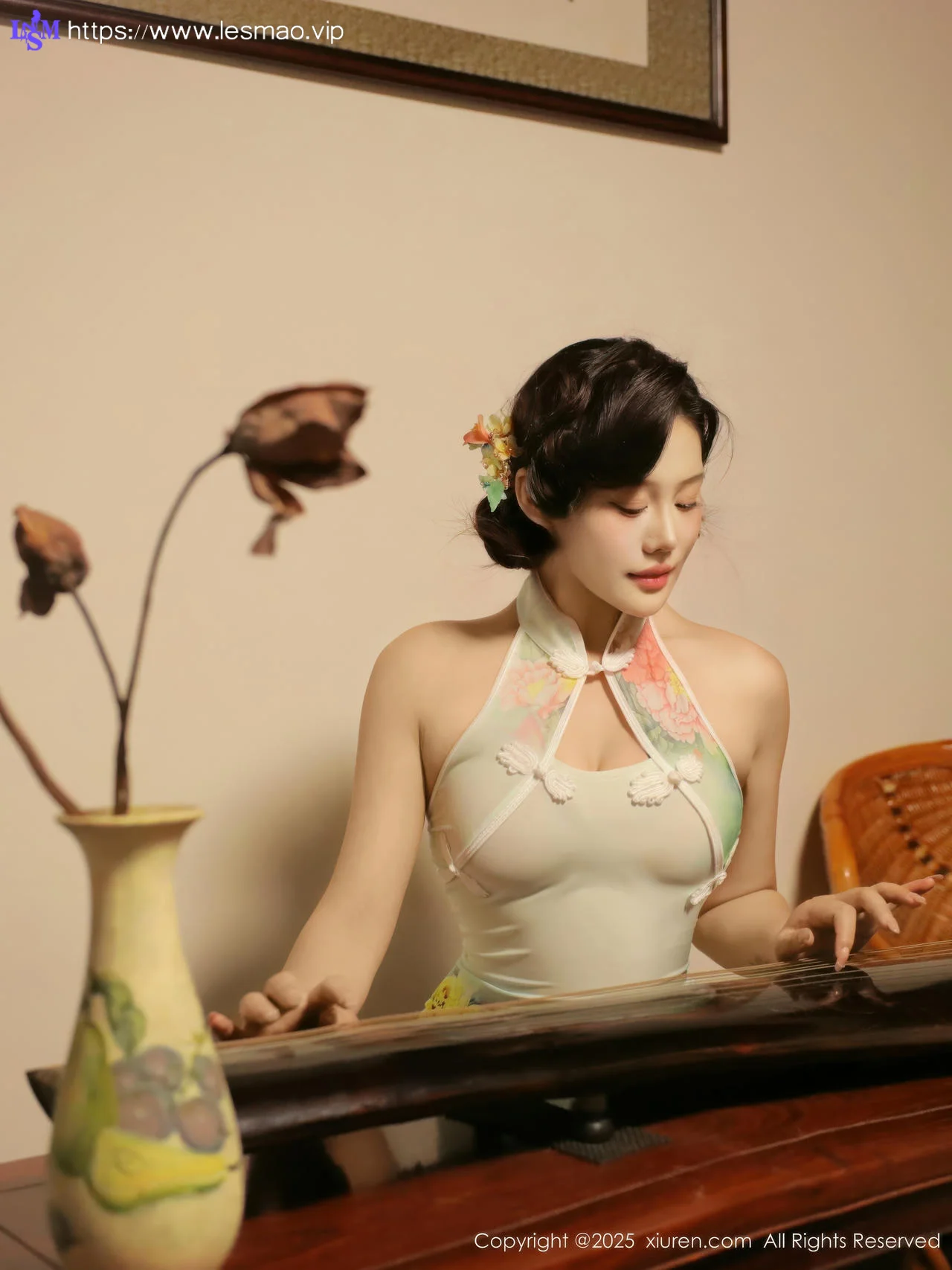 XiuRen 秀人 No.10749 莉莉安娜o 绿色旗袍 - 33