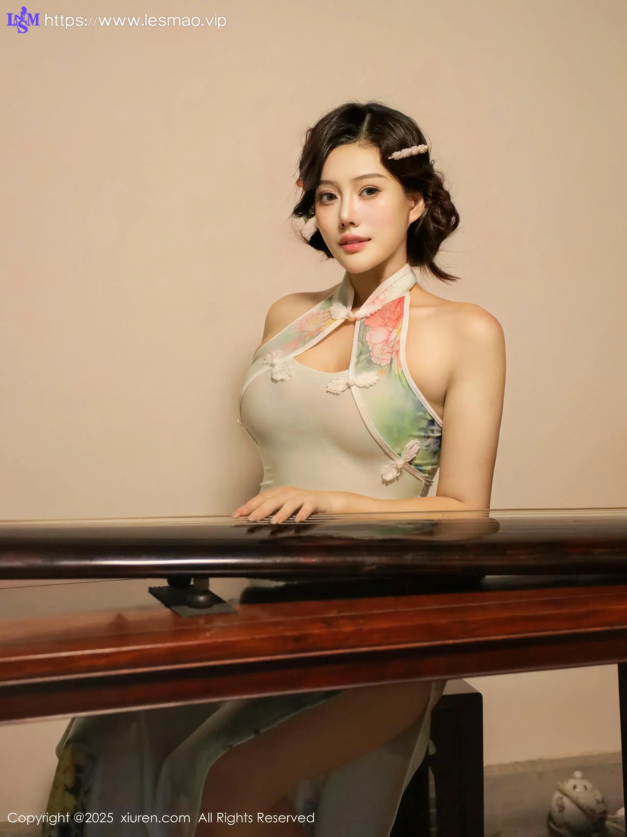 XiuRen 秀人 No.10749 莉莉安娜o 绿色旗袍 - 35