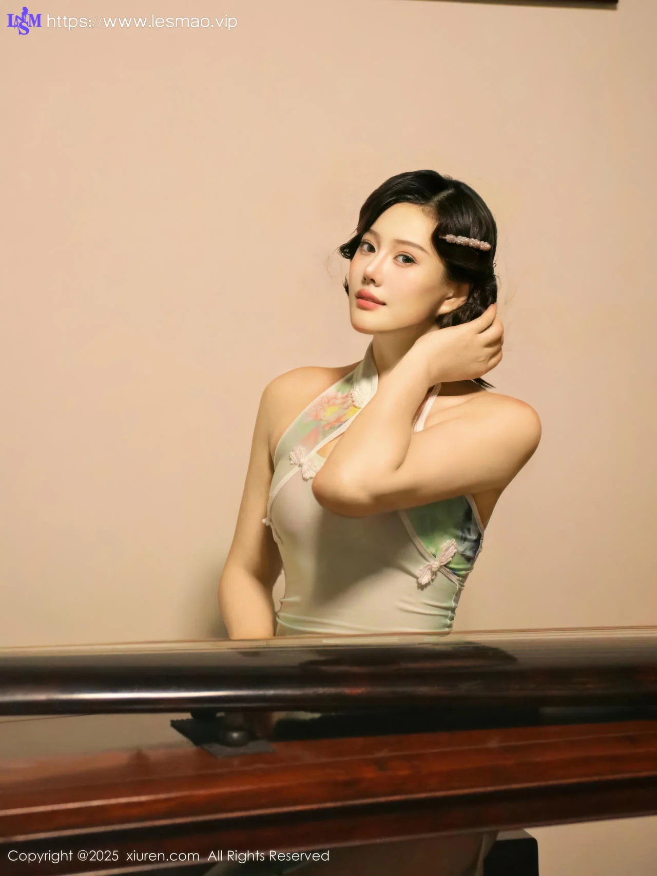 XiuRen 秀人 No.10749 莉莉安娜o 绿色旗袍 - 38