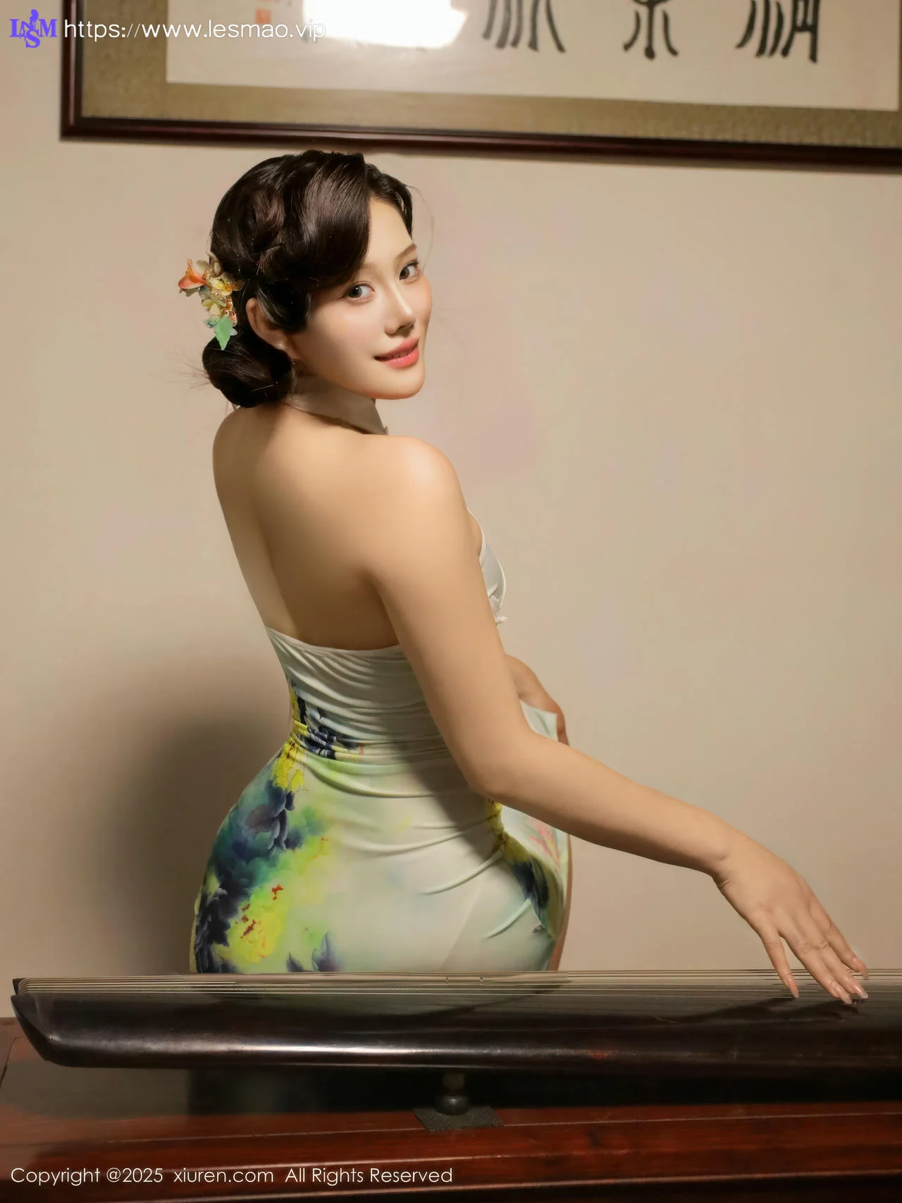 XiuRen 秀人 No.10749 莉莉安娜o 绿色旗袍 - 45