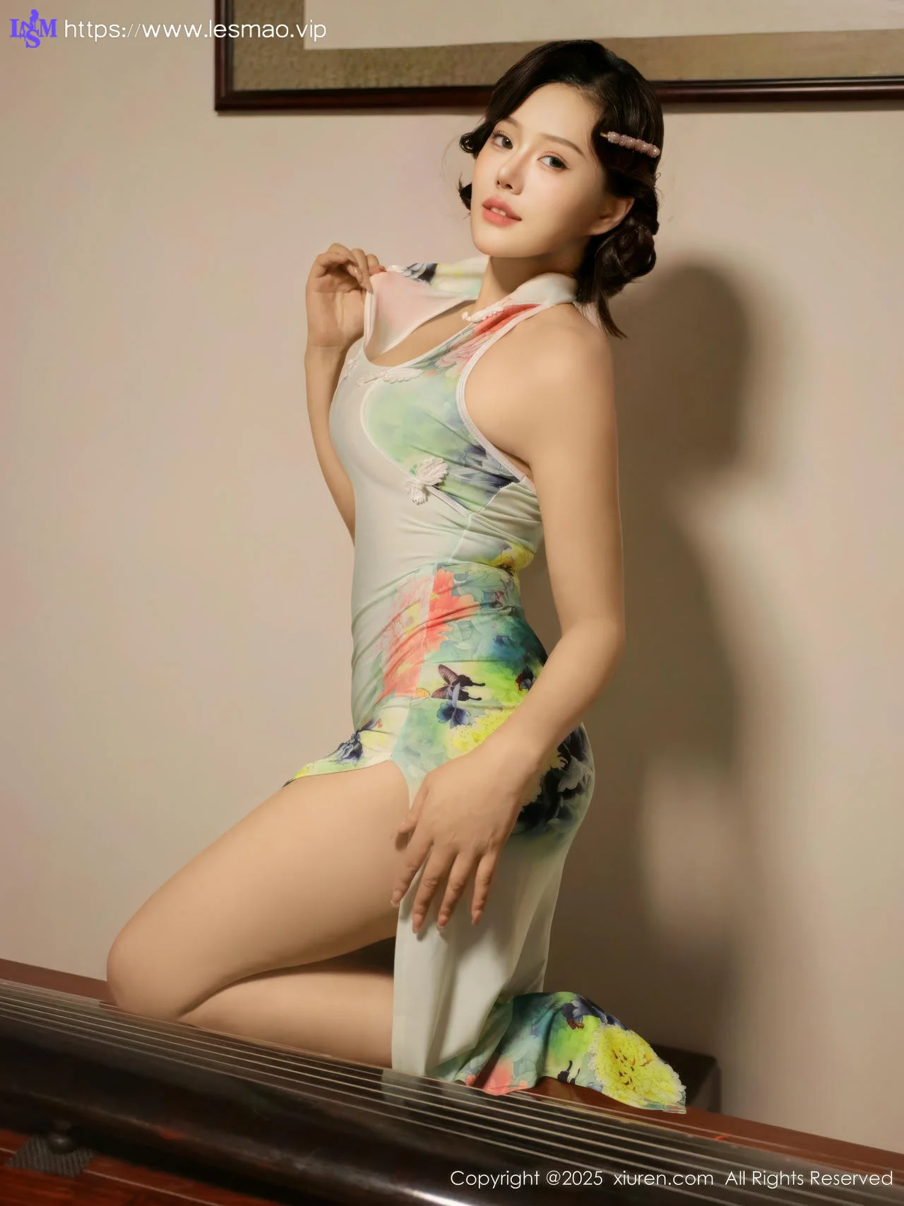 XiuRen 秀人 No.10749 莉莉安娜o 绿色旗袍 - 54