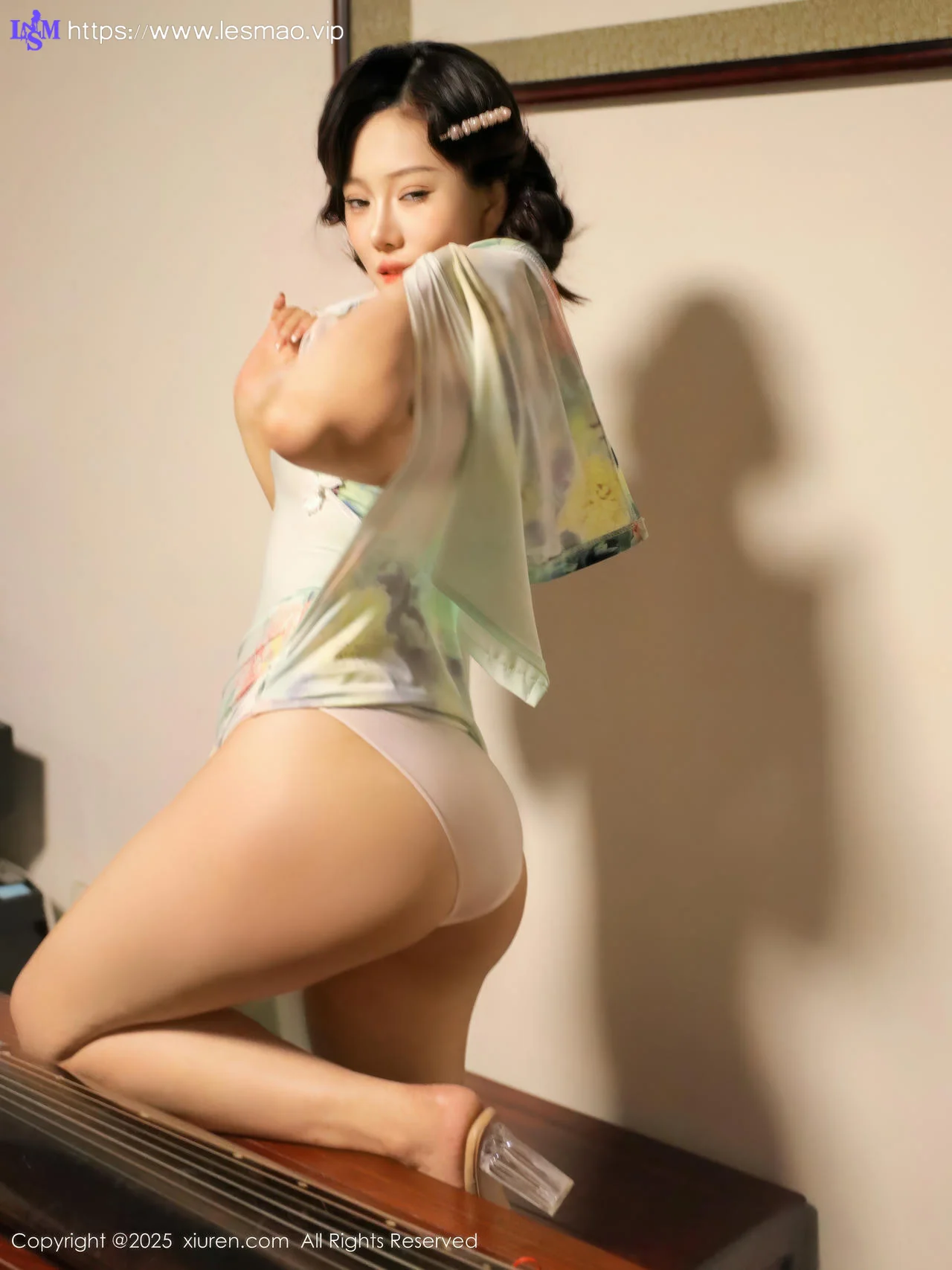 XiuRen 秀人 No.10749 莉莉安娜o 绿色旗袍 - 58
