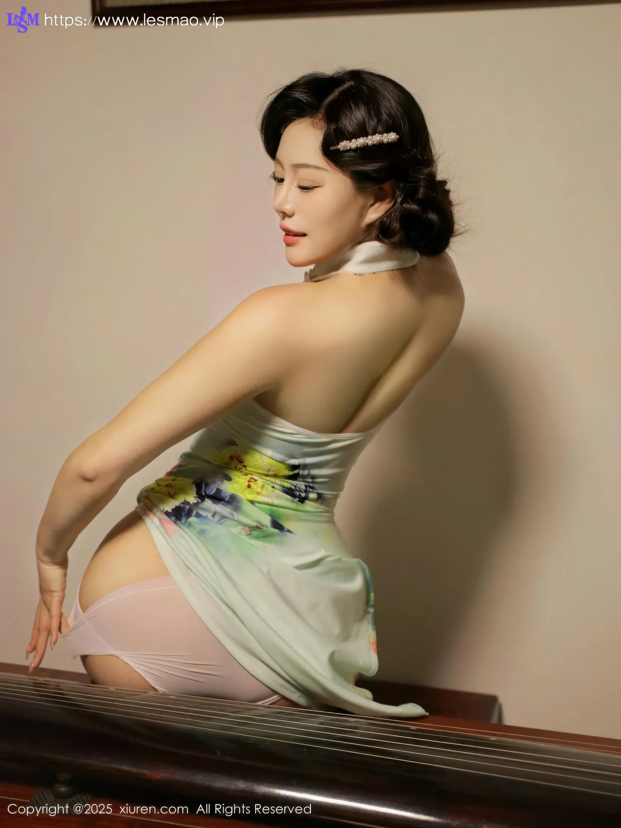 XiuRen 秀人 No.10749 莉莉安娜o 绿色旗袍 - 63
