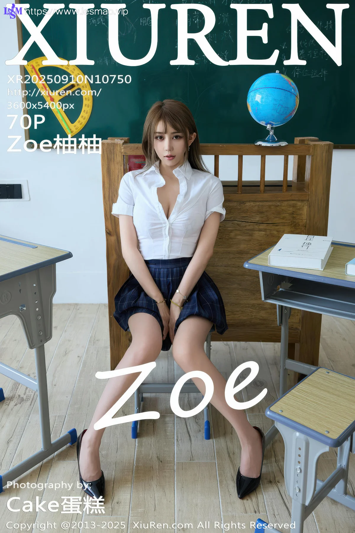 XiuRen 秀人 No.10750 Zoe柚柚 教室场景性感JK服装， - 71