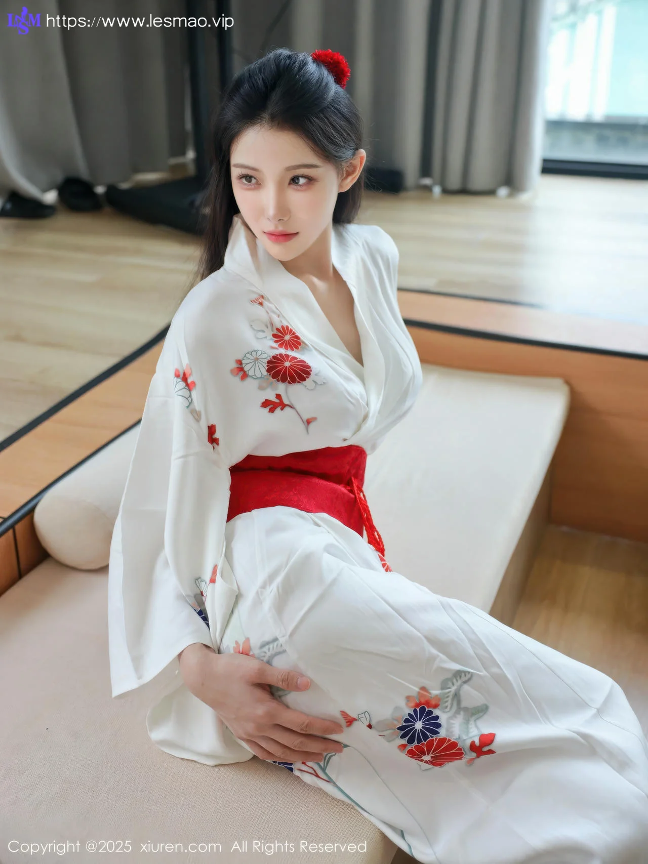 XiuRen 秀人 No.10767 梨霜儿 粉色蕾丝内衣 - 7
