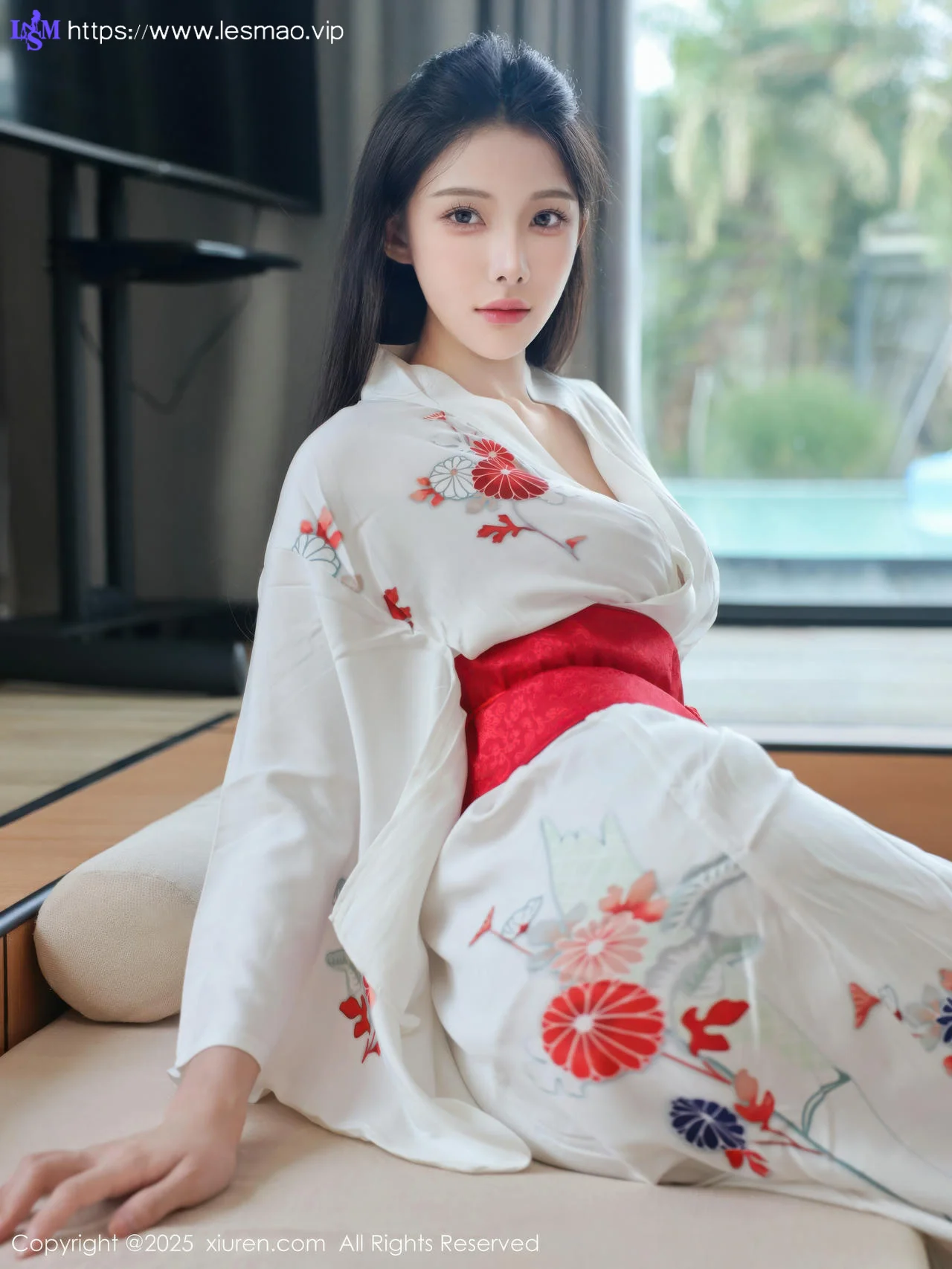 XiuRen 秀人 No.10767 梨霜儿 粉色蕾丝内衣 - 8