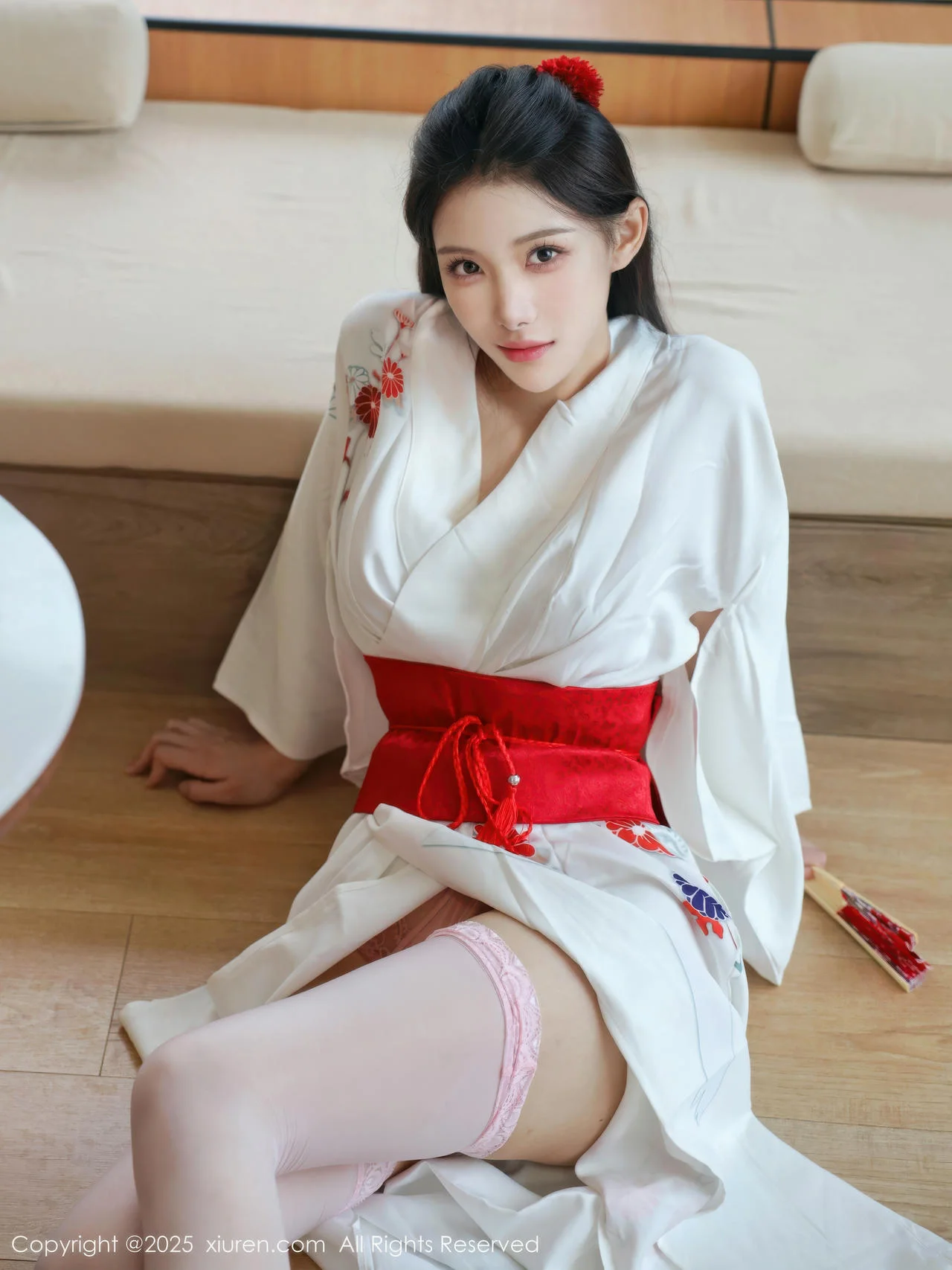XiuRen 秀人 No.10767 梨霜儿 粉色蕾丝内衣 - 15