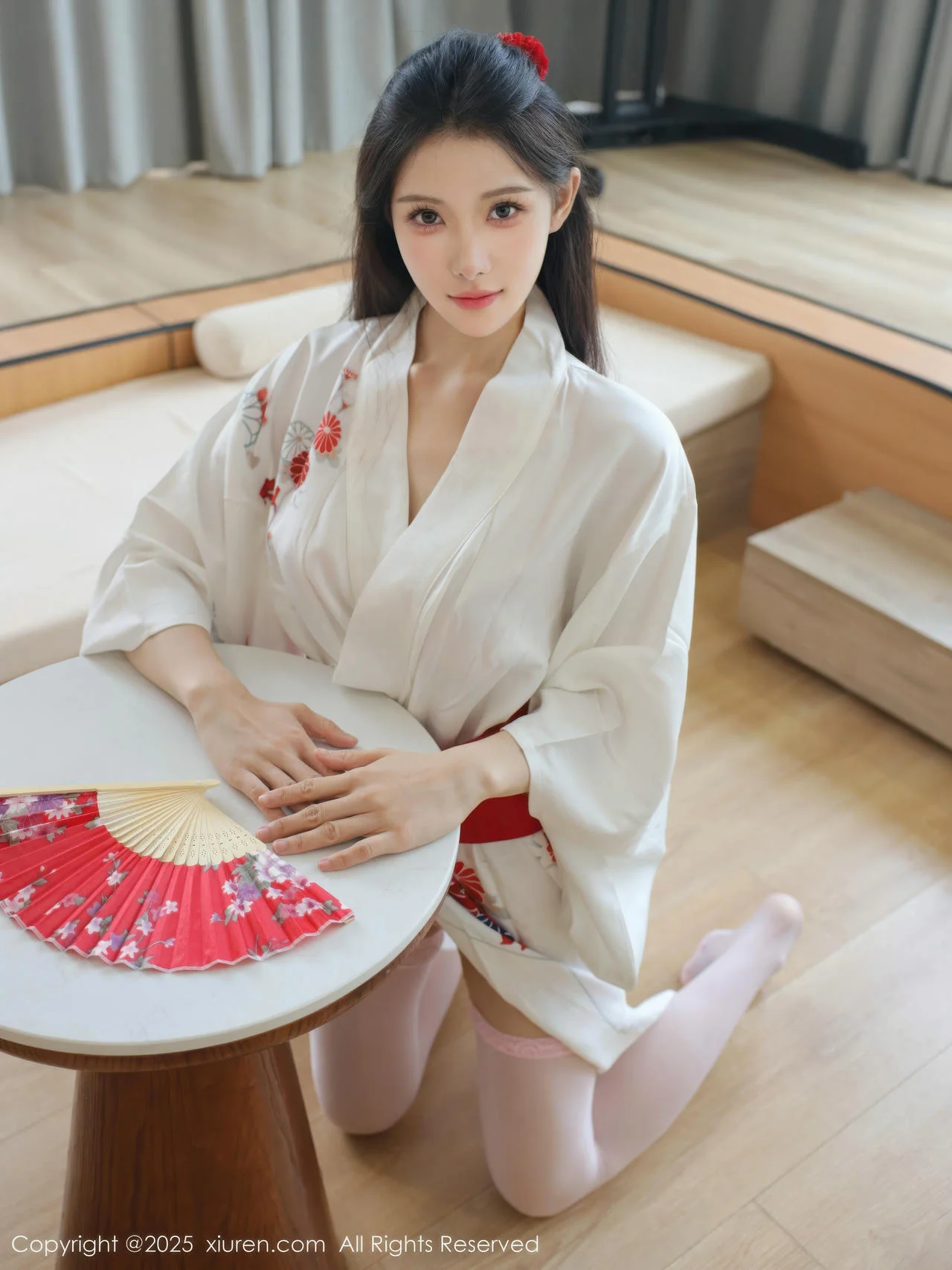 XiuRen 秀人 No.10767 梨霜儿 粉色蕾丝内衣 - 21