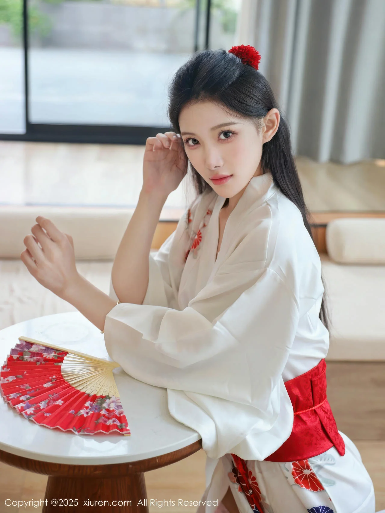XiuRen 秀人 No.10767 梨霜儿 粉色蕾丝内衣 - 22