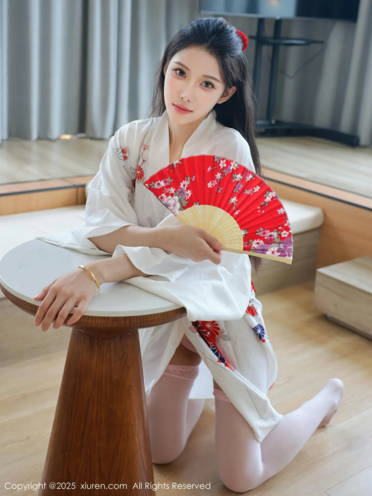XiuRen 秀人 No.10767 梨霜儿 粉色蕾丝内衣 - 24