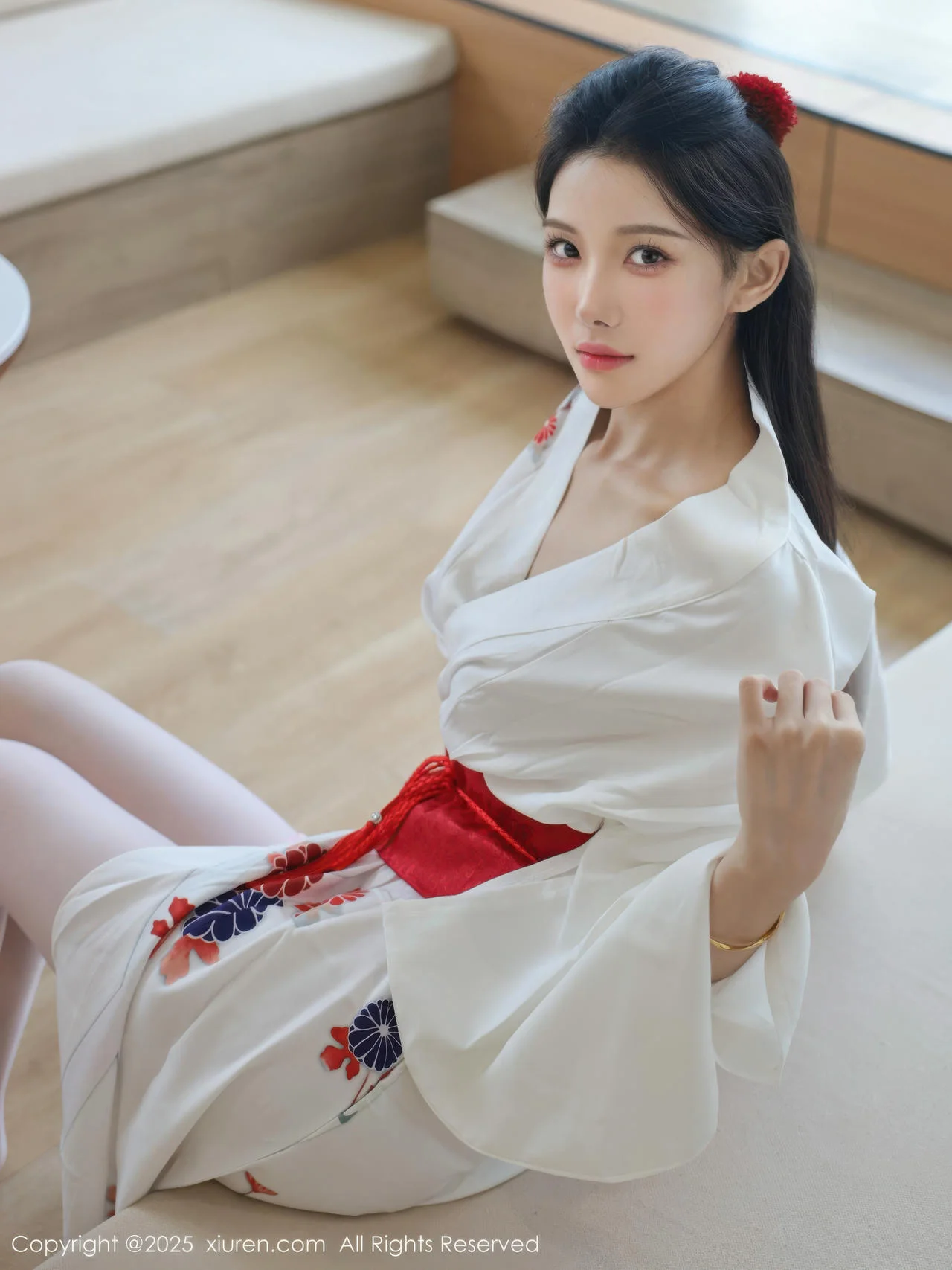 XiuRen 秀人 No.10767 梨霜儿 粉色蕾丝内衣 - 25
