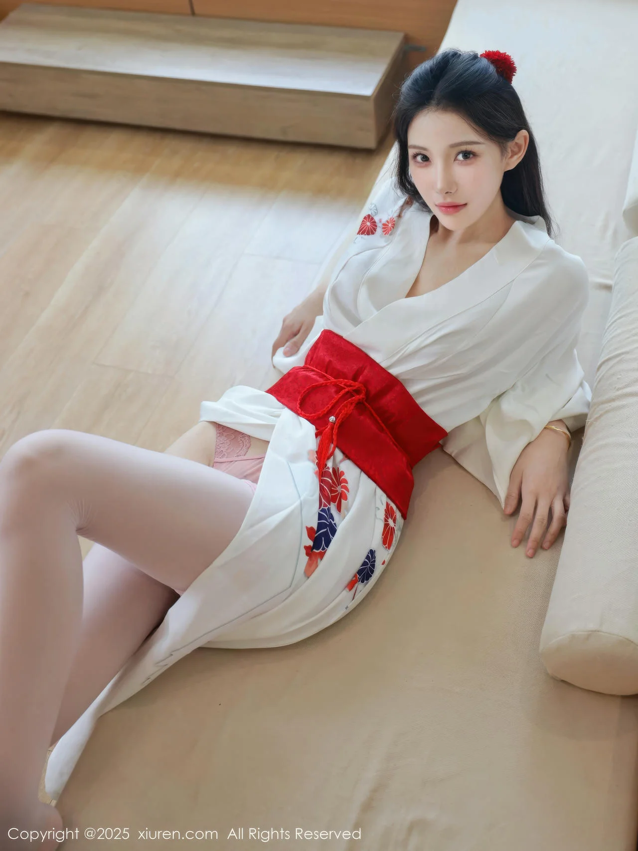 XiuRen 秀人 No.10767 梨霜儿 粉色蕾丝内衣 - 29
