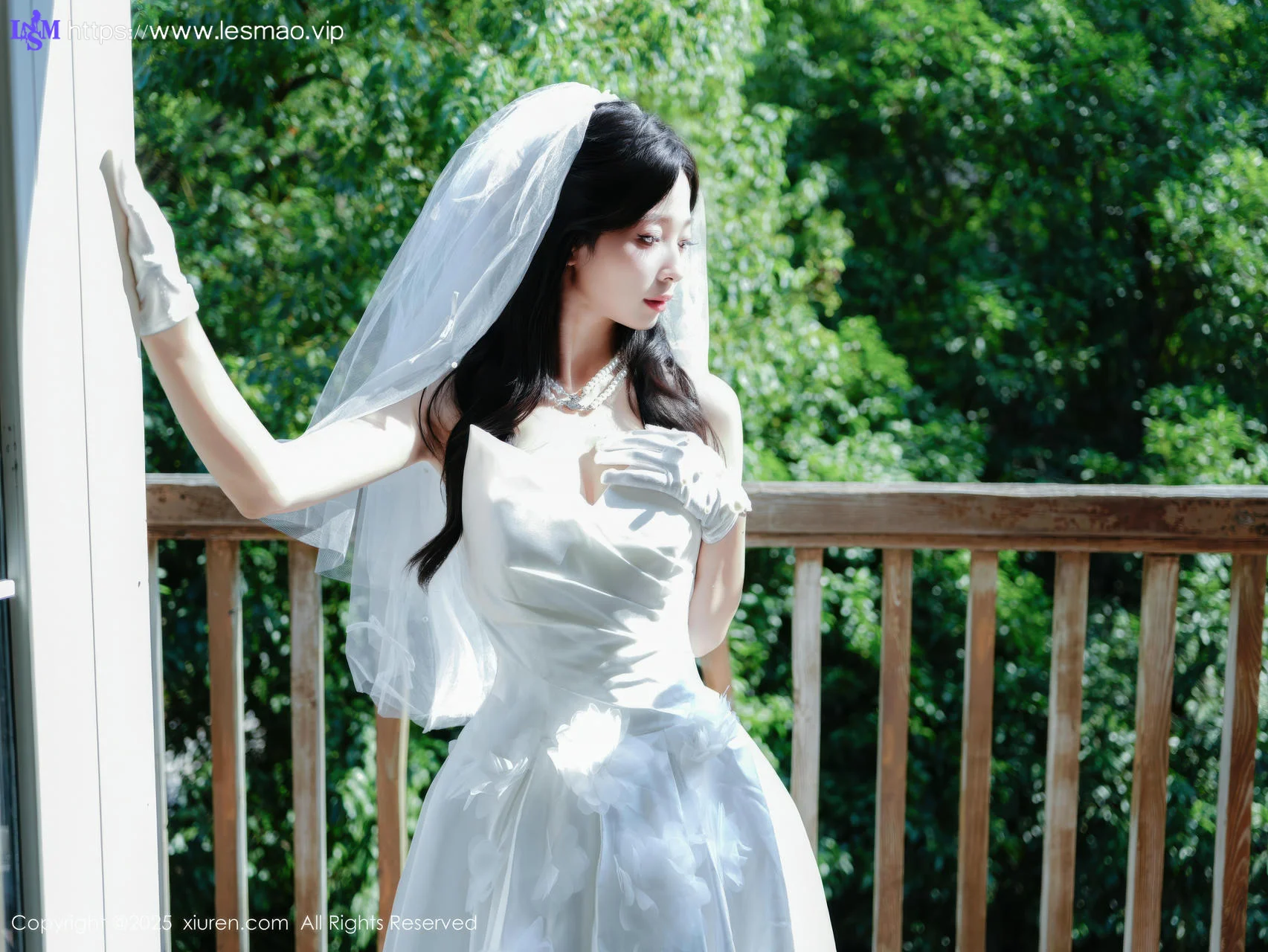 XiuRen 秀人 No.10769 朱朱molly 白色婚纱白色丝袜 - 16