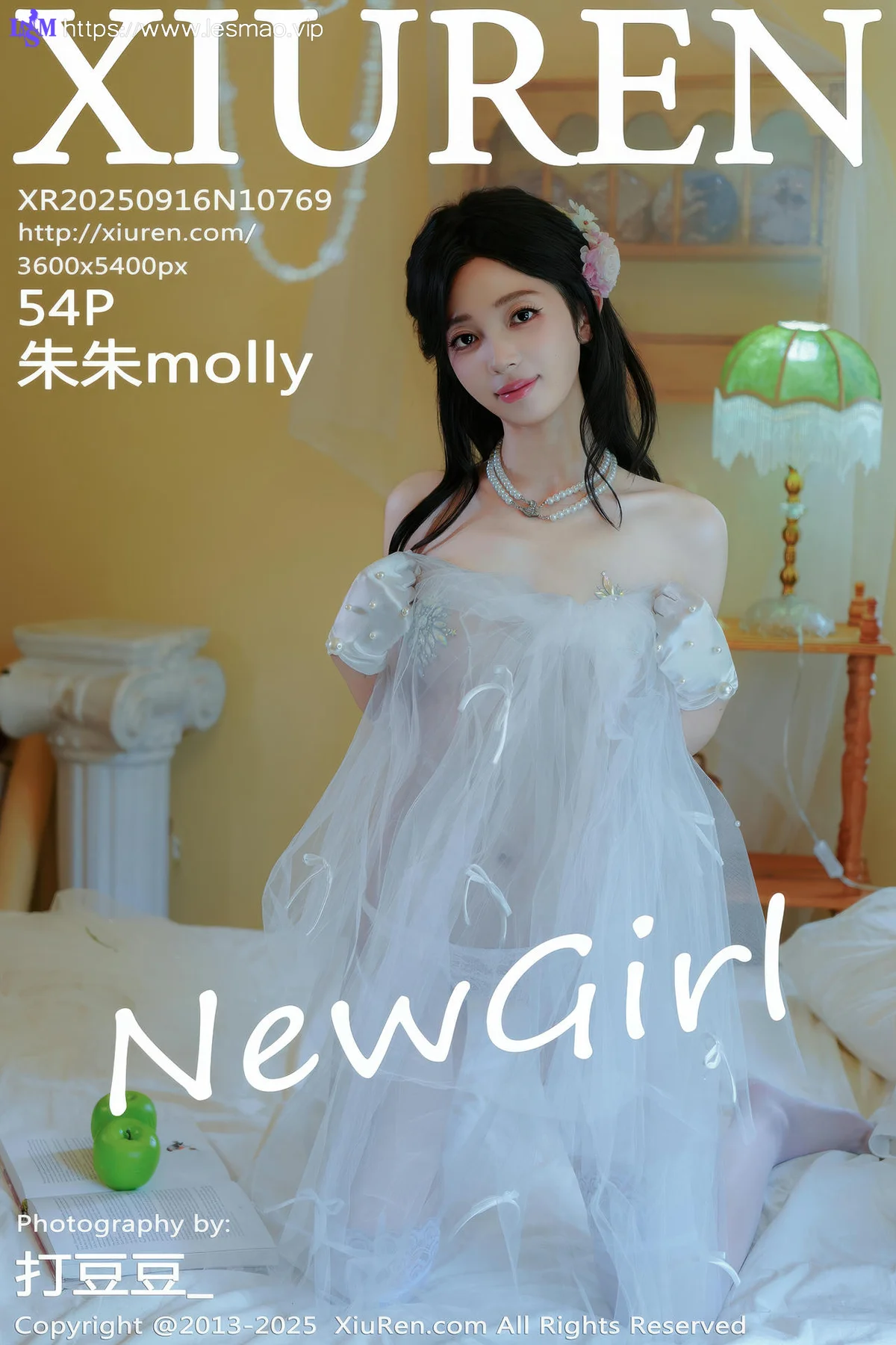 XiuRen 秀人 No.10769 朱朱molly 白色婚纱白色丝袜 - 55