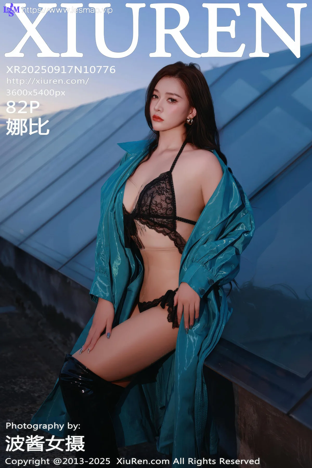 XiuRen 秀人 No.10776 娜比 蓝色风衣情趣内衣 - 83