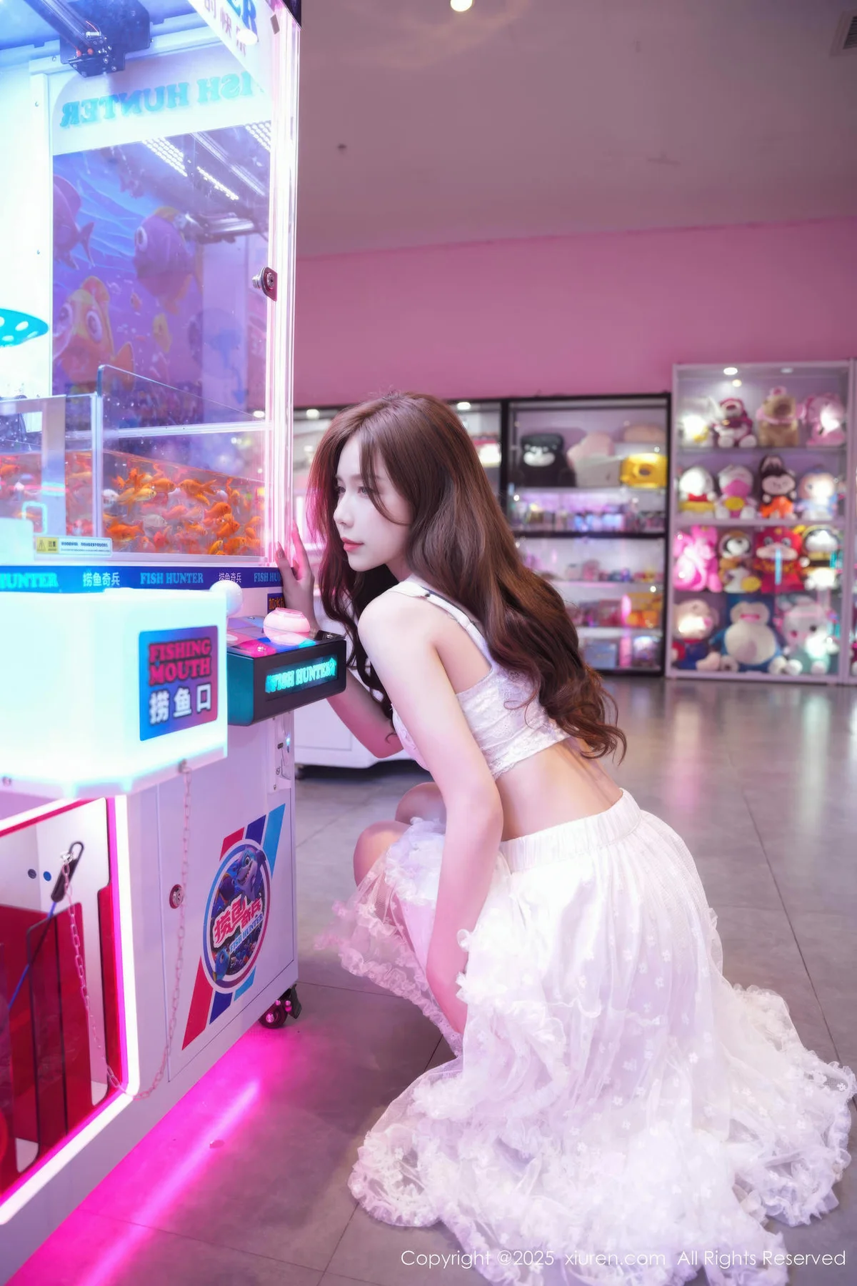 XiuRen 秀人 No.10791 拍黄瓜girl 白色连衣裙 - 15