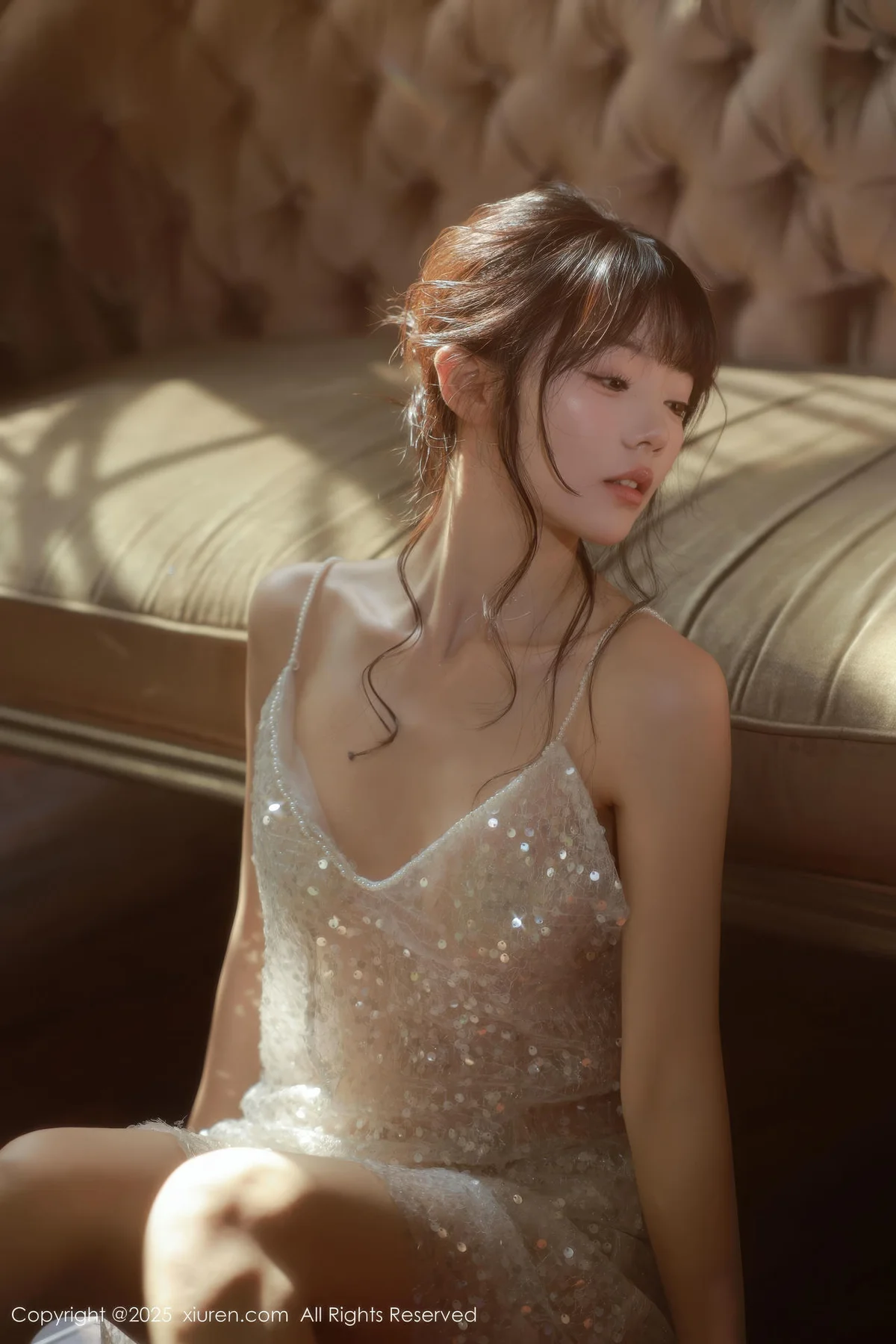 XiuRen 秀人 No.10799 佘贝拉Bella 白色情趣内衣 - 18
