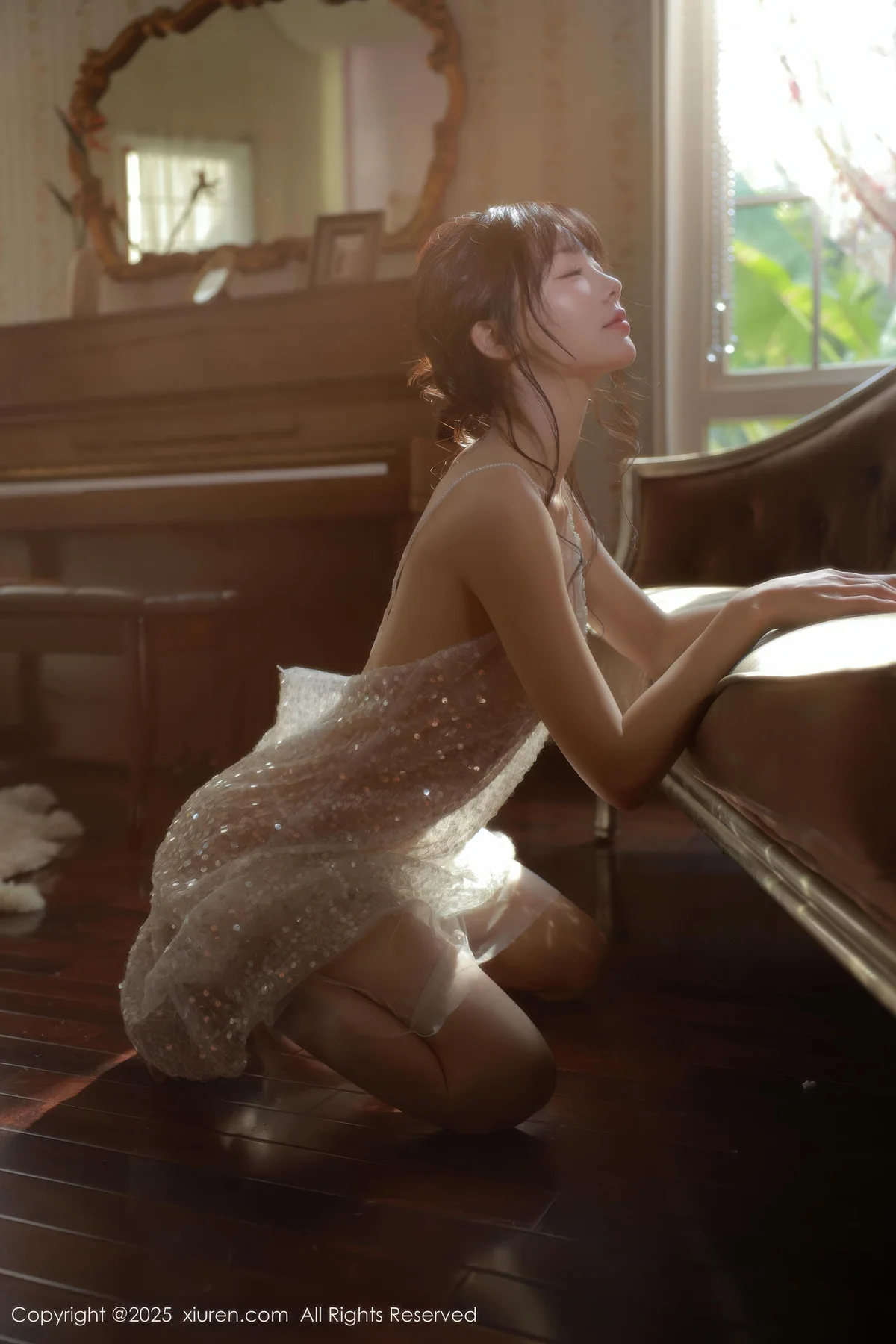 XiuRen 秀人 No.10799 佘贝拉Bella 白色情趣内衣 - 34