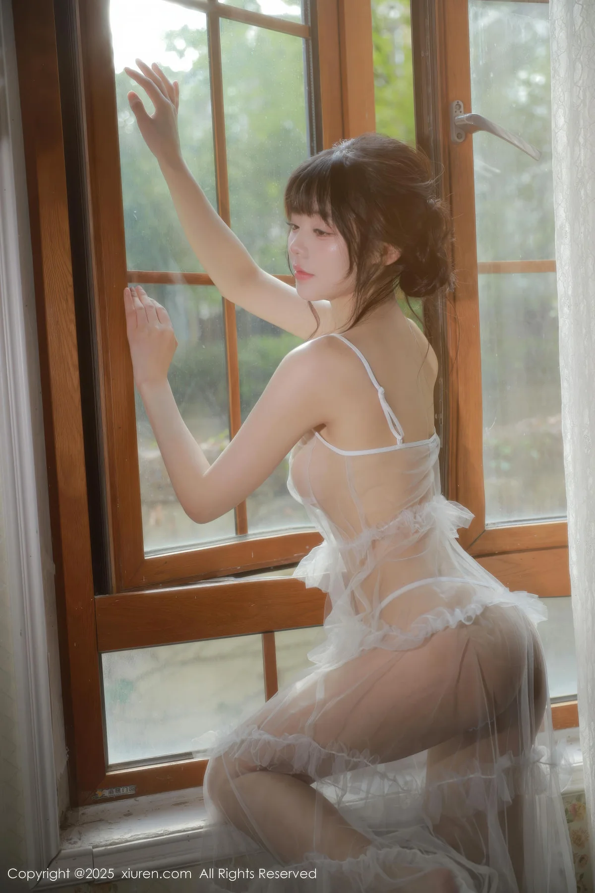 XiuRen 秀人 No.10799 佘贝拉Bella 白色情趣内衣 - 57