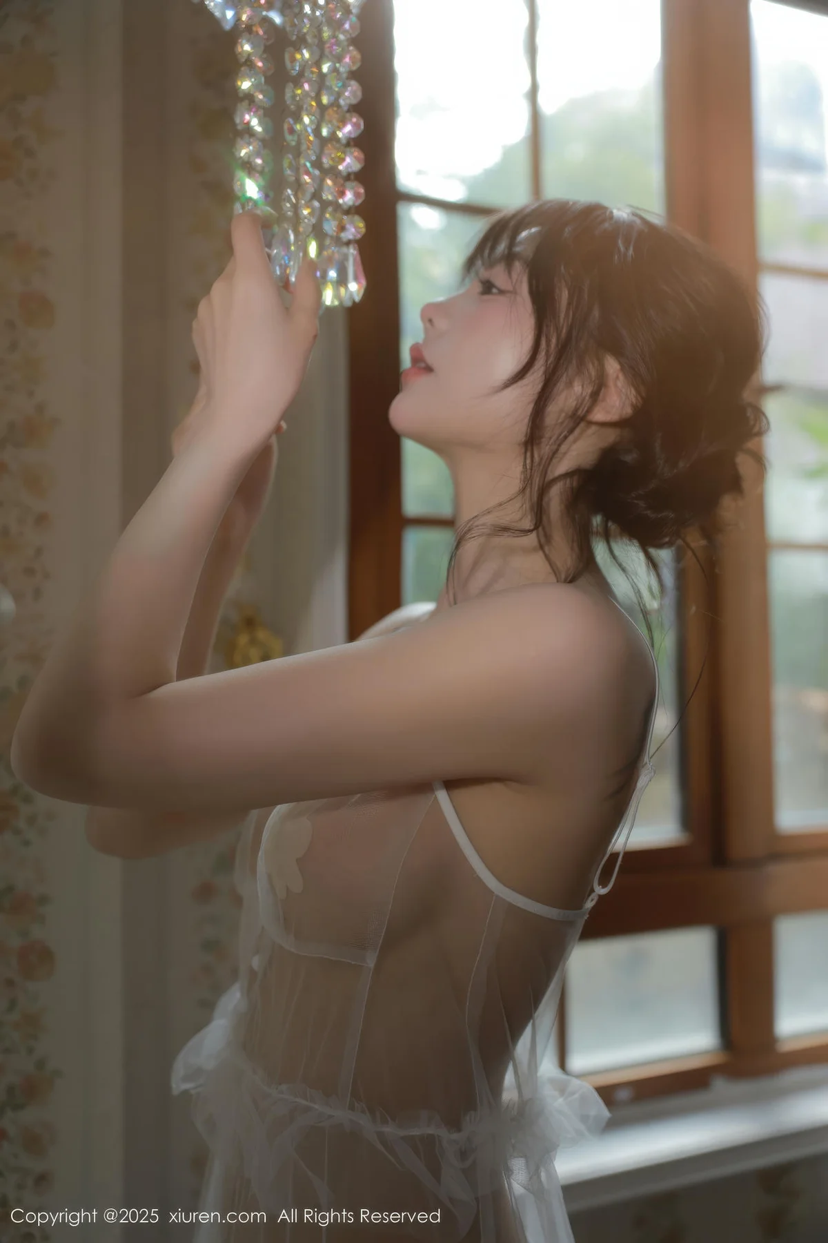XiuRen 秀人 No.10799 佘贝拉Bella 白色情趣内衣 - 59