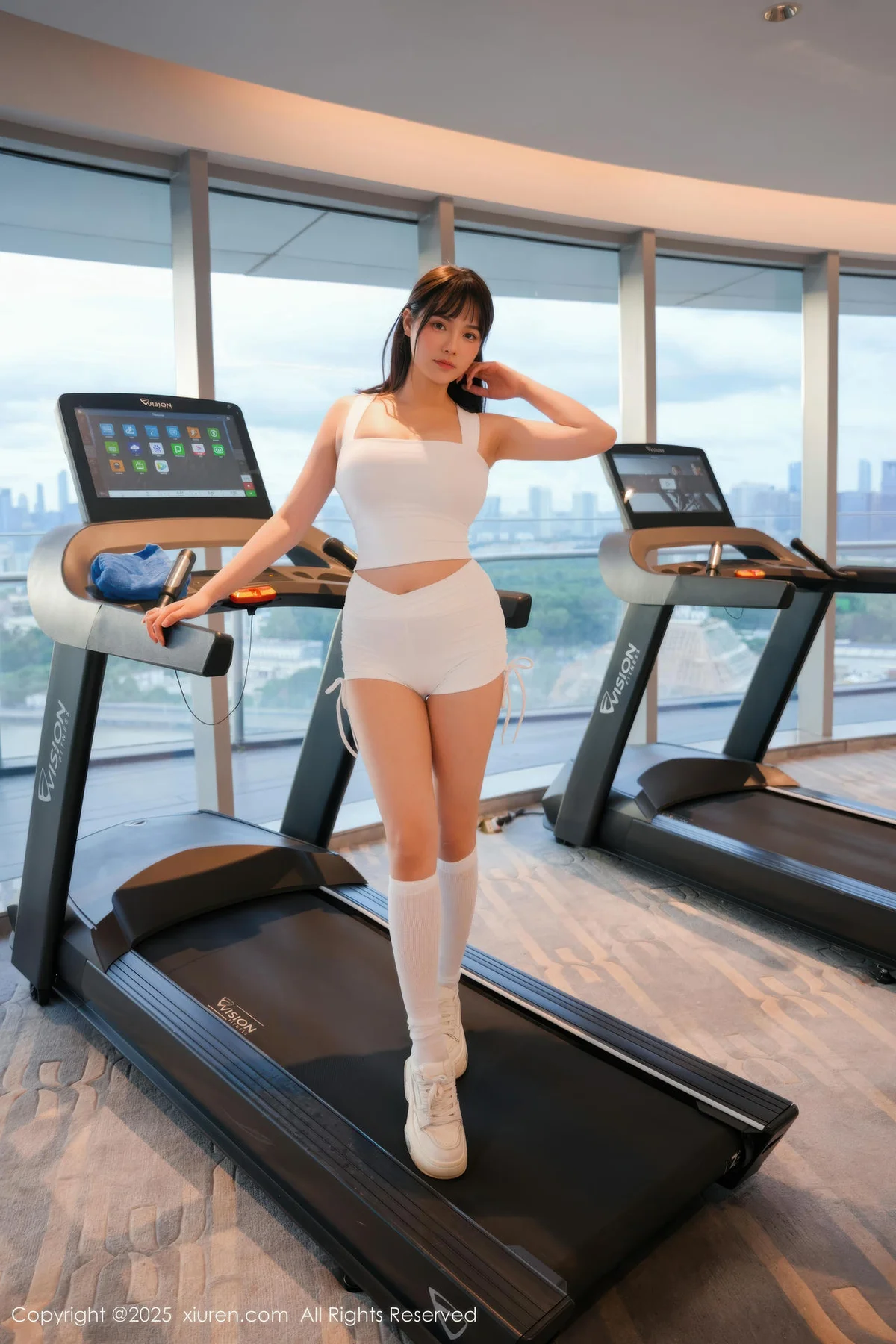 XiuRen 秀人 No.10808 软情 健身房场景拍摄 - 22