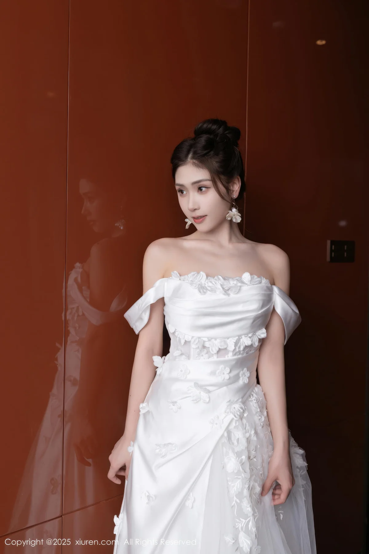 XiuRen 秀人 No.10814 刘婷婷 白色婚纱主题 - 2